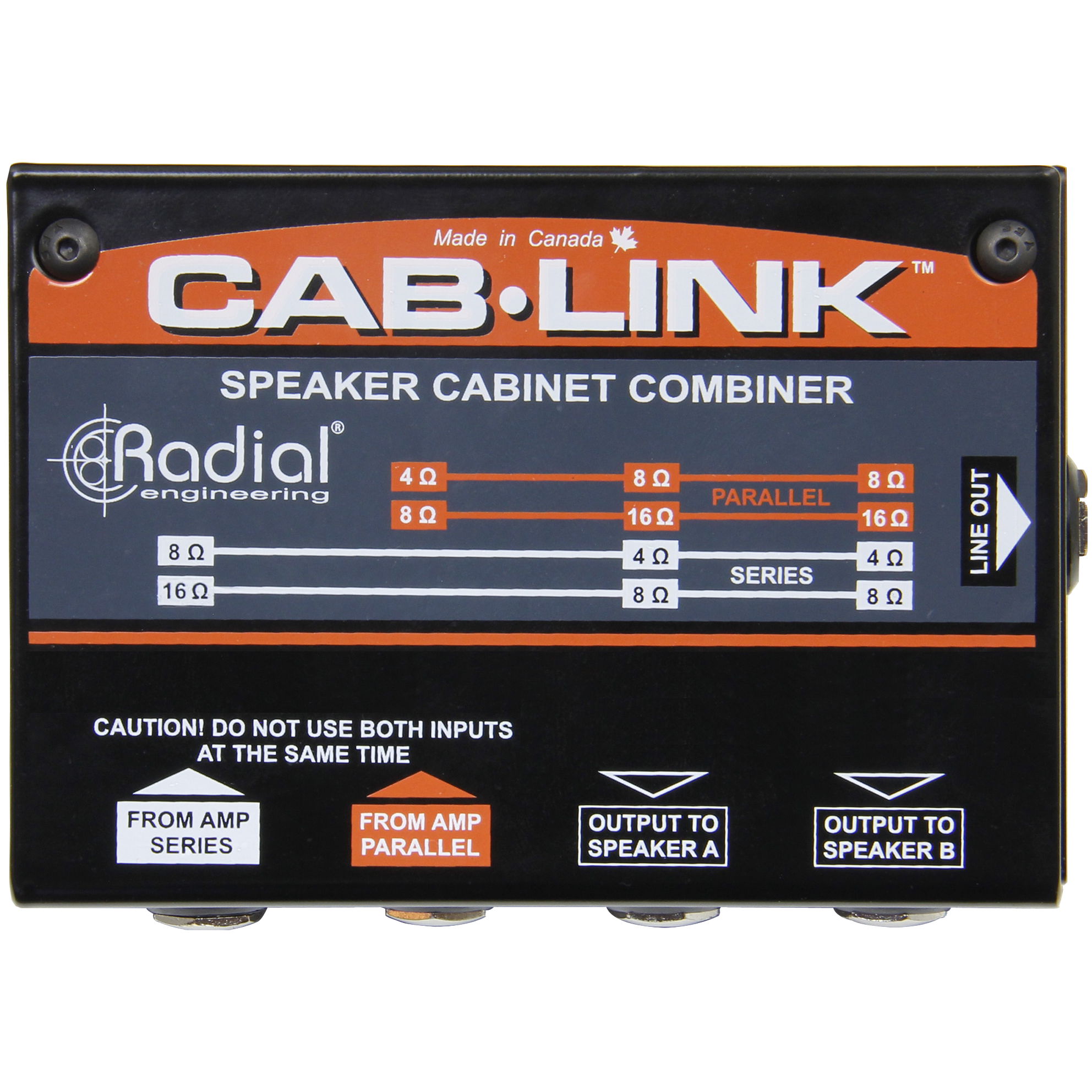 Radial Cab-Link Passive Speaker Cabinet Manager