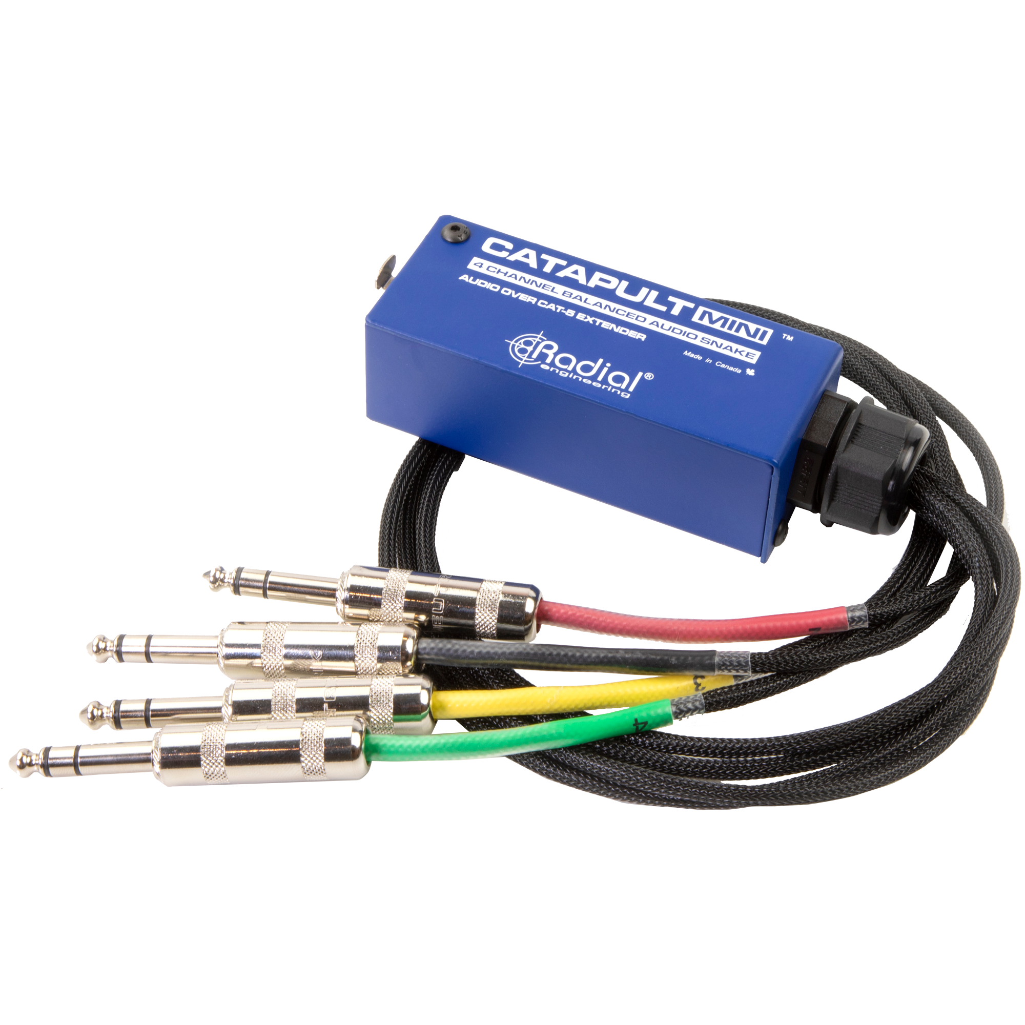 Radial Catapult MINI TRS 4-Channel Cat 5 Audio Snake