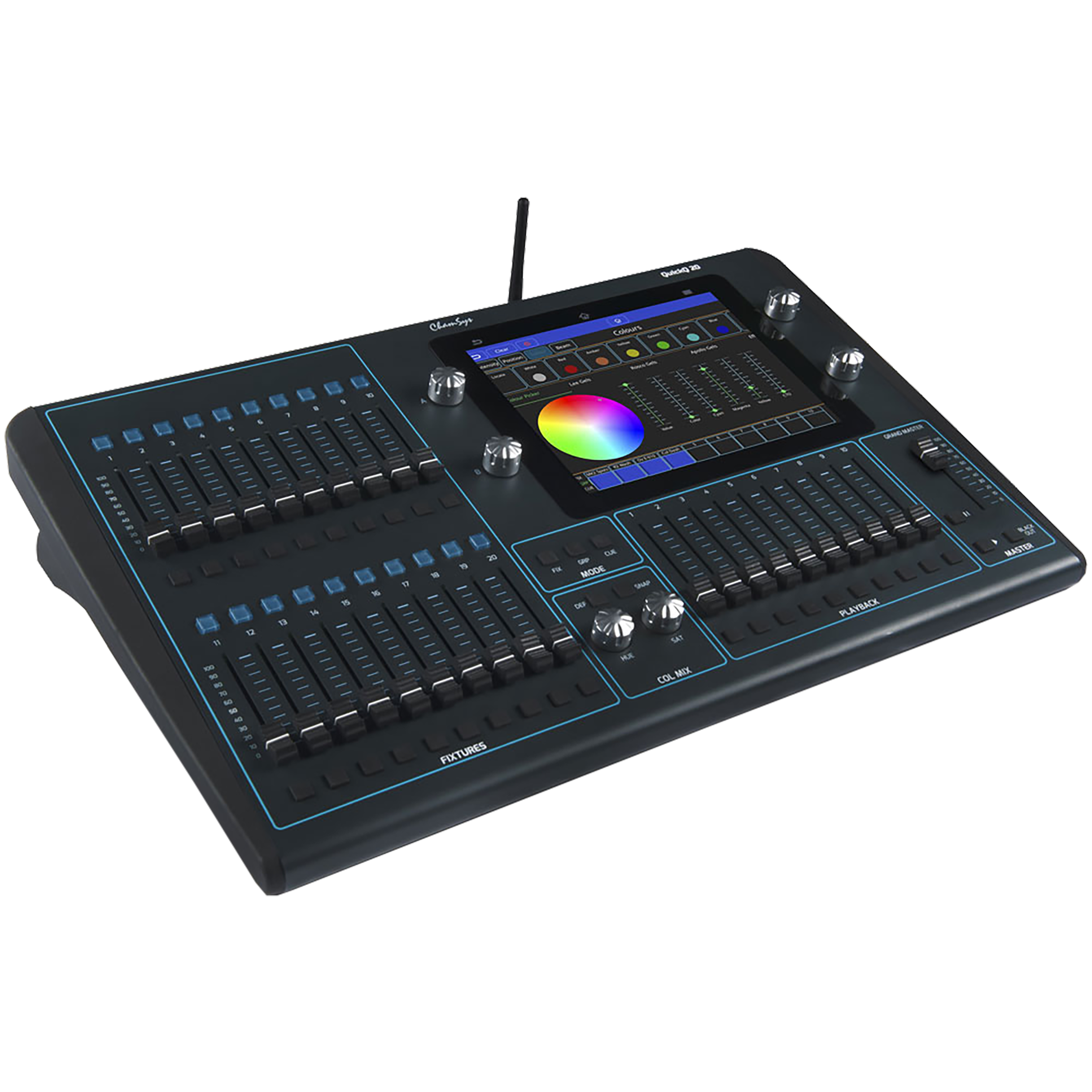 ChamSys QuickQ 20 tourPack with BYFP ipCase