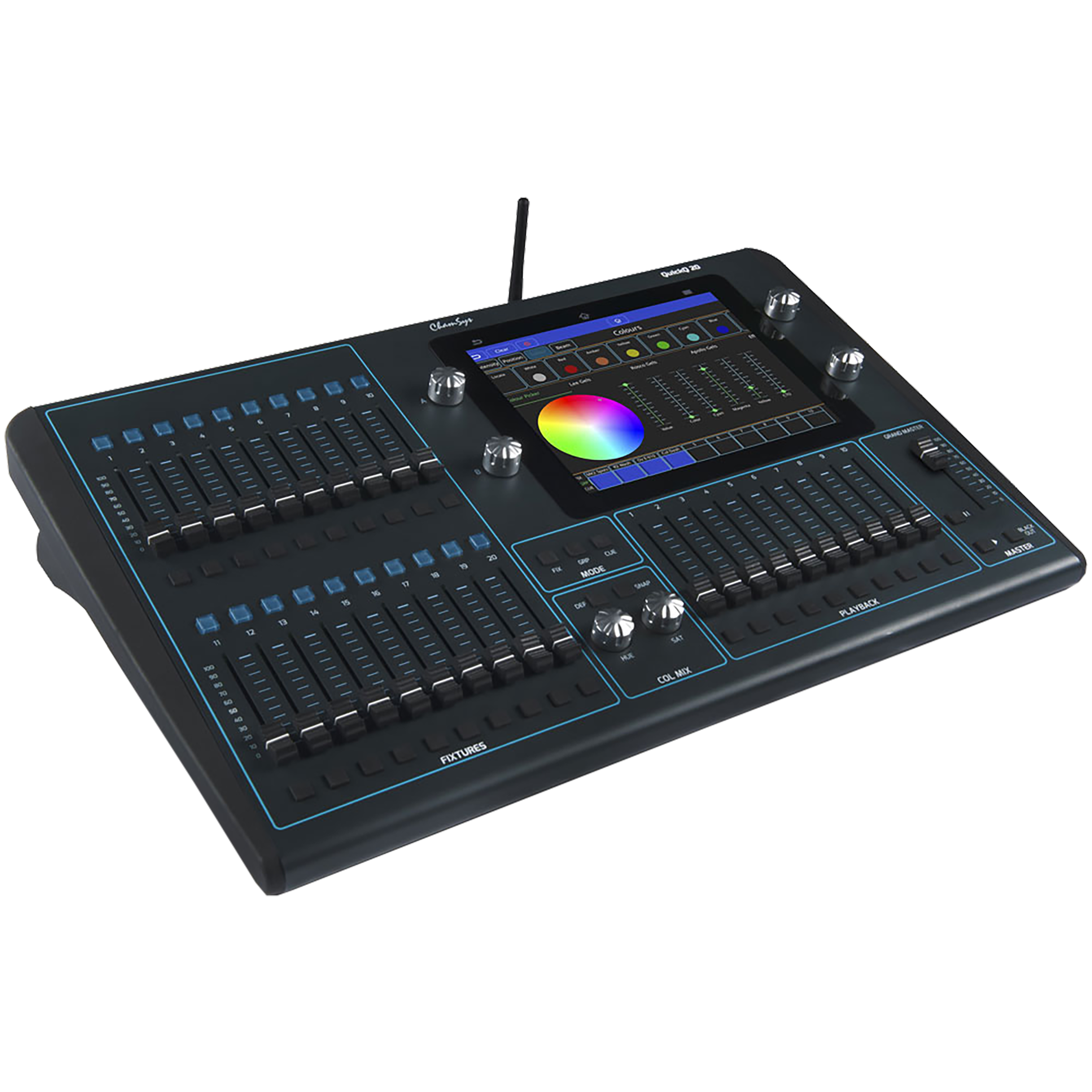 ChamSys QuickQ 20 Lighting Controller tourPack with BYFP ipCase