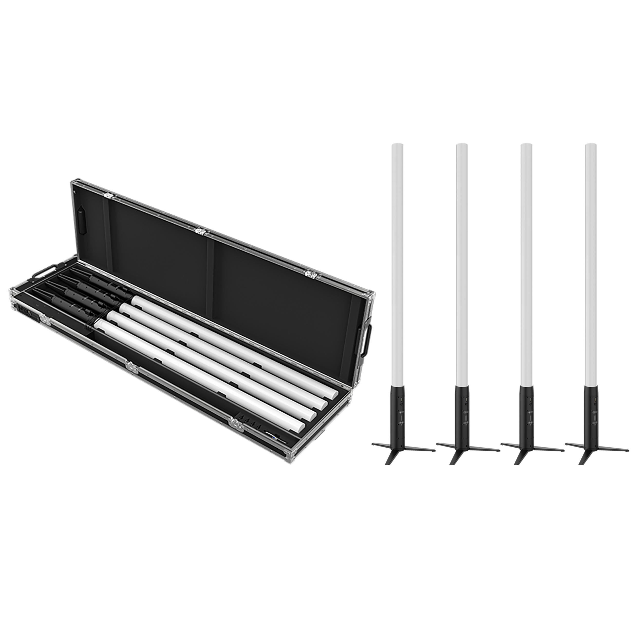 Chauvet Professional WELL STX360 4-Pack with Case