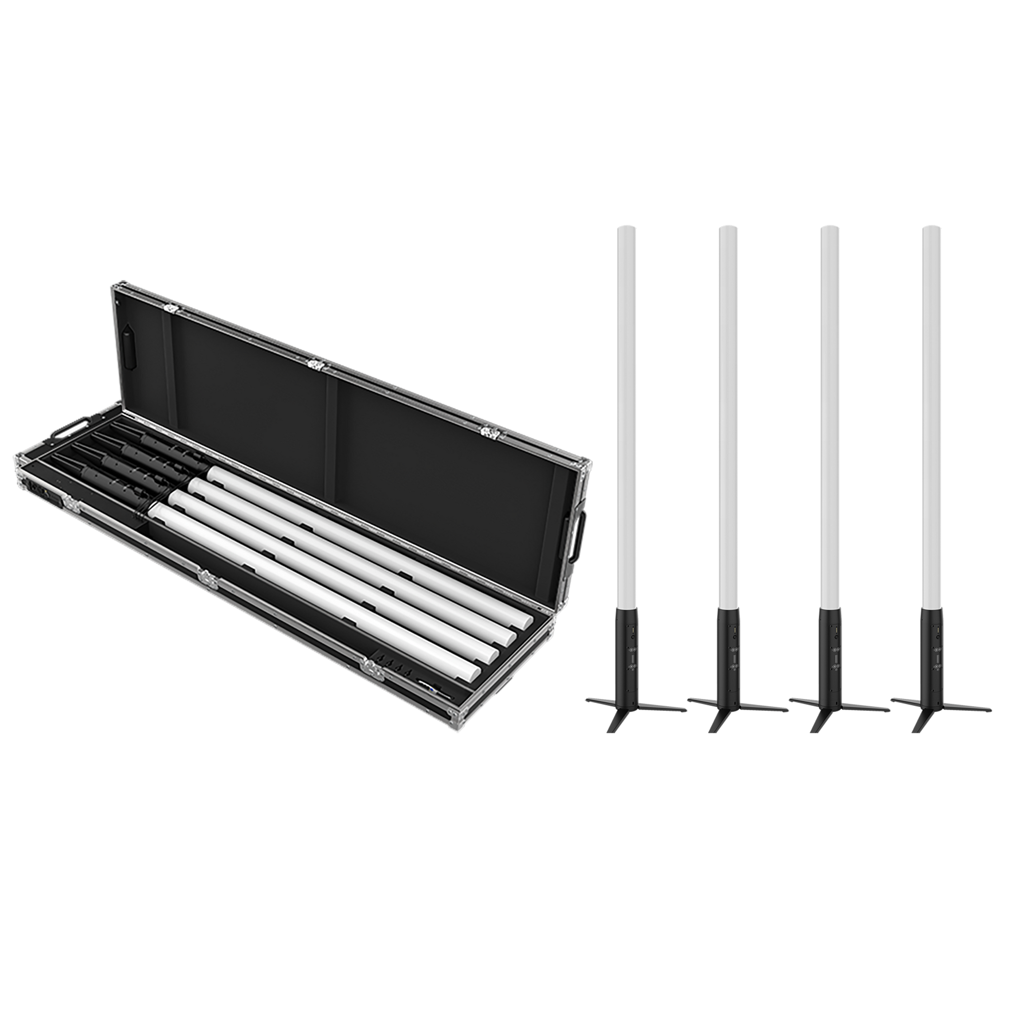 Chauvet Professional WELL STX360 4-Pack with Case