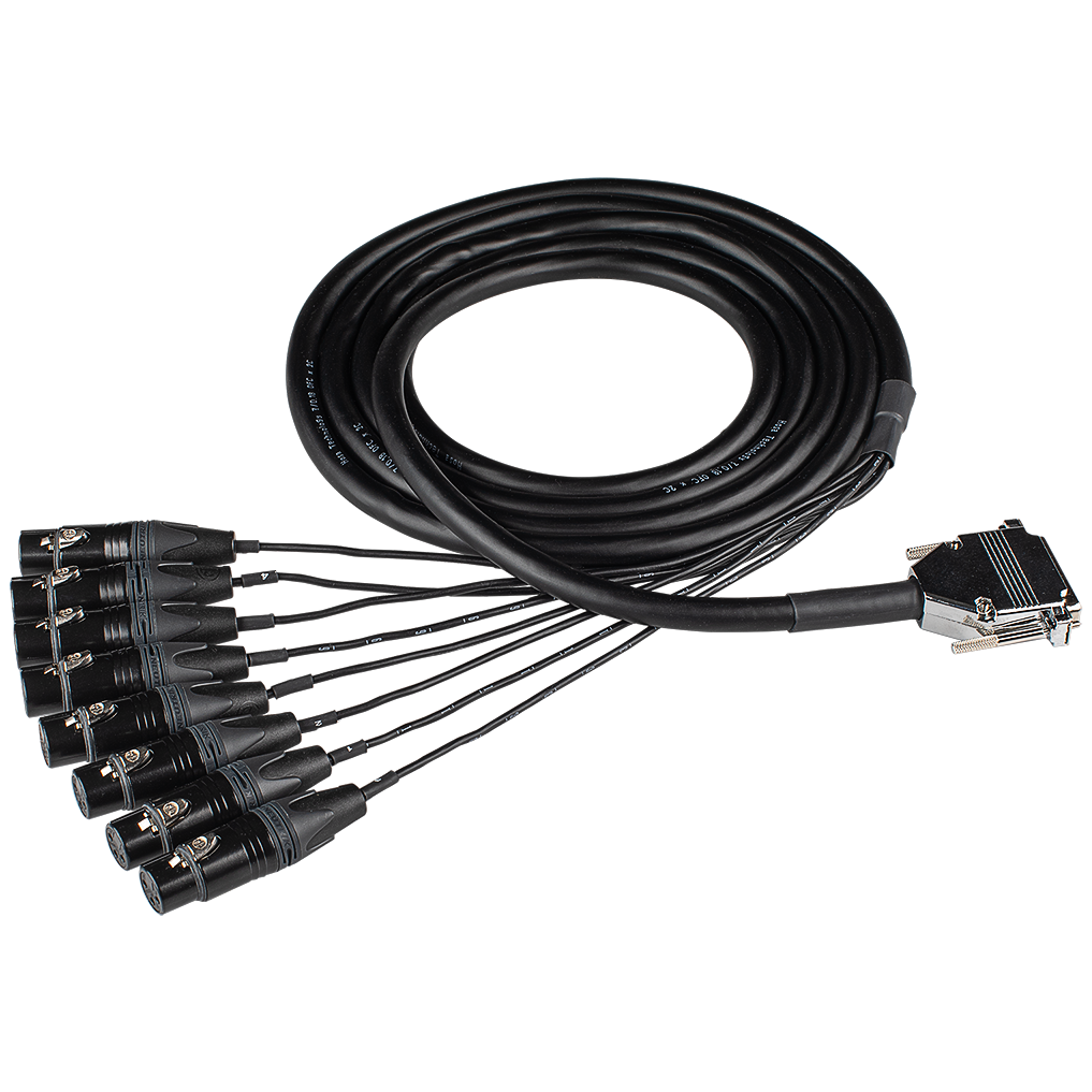 Hosa DBF-500 Professional XLR Female to DB25 Snake