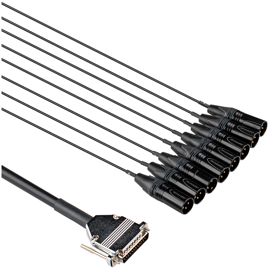 Hosa DBM-500 Professional DB25 to XLR Male Snake