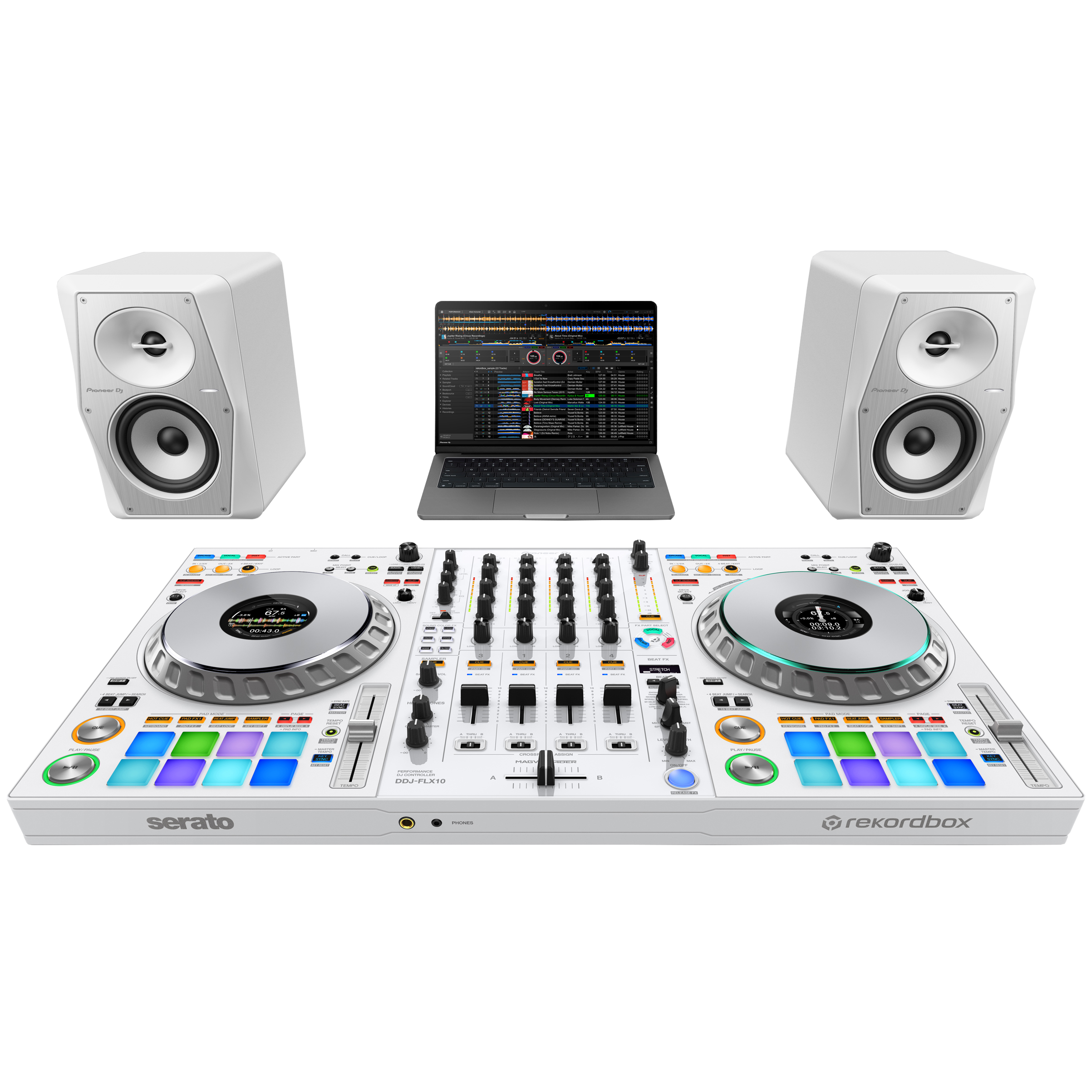 Pioneer DJ DDJ-FLX10 White Limited Edition Controller