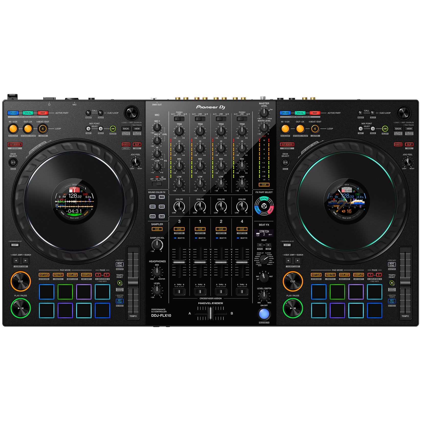 Pioneer DDJ-FLX10 tourPack with BYFP ipCase