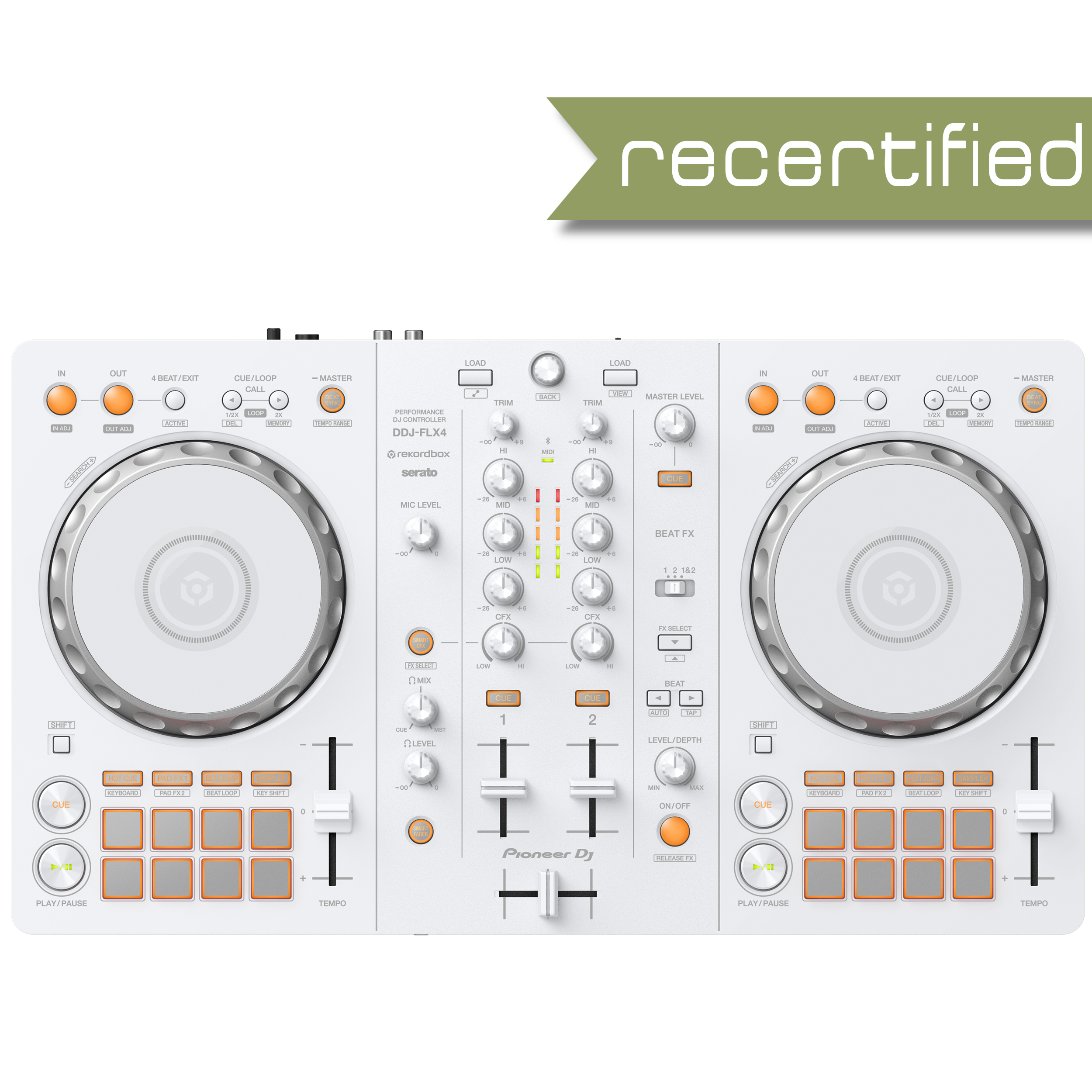 Pioneer DDJ-FLX4 White Limited Edition Controller