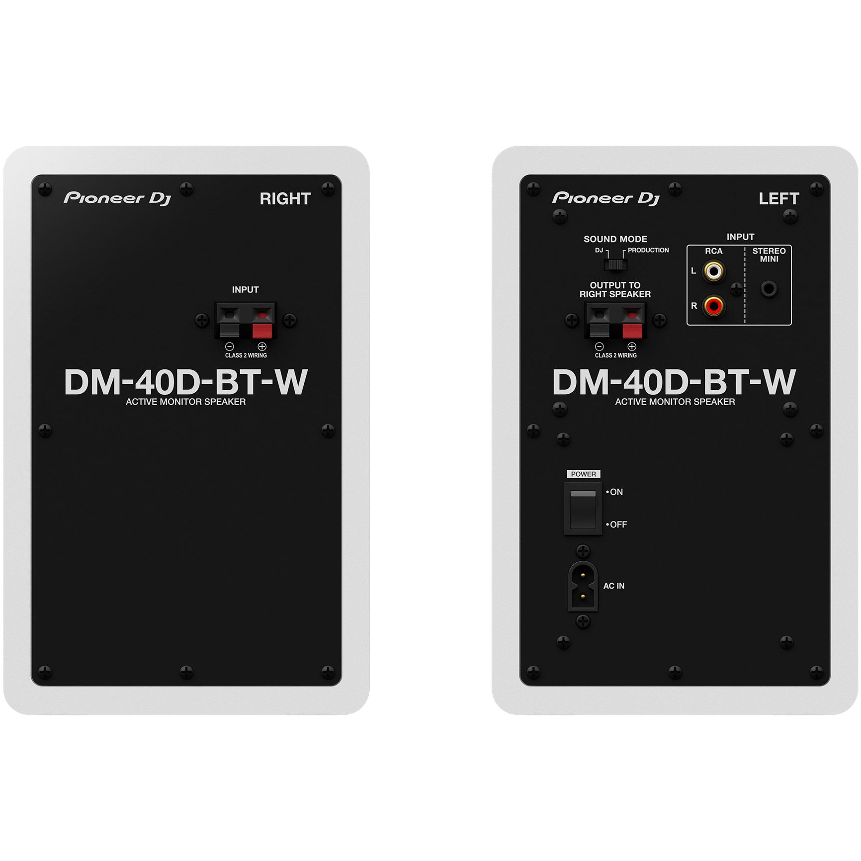 Pioneer DJ DM-40D-BT-W
