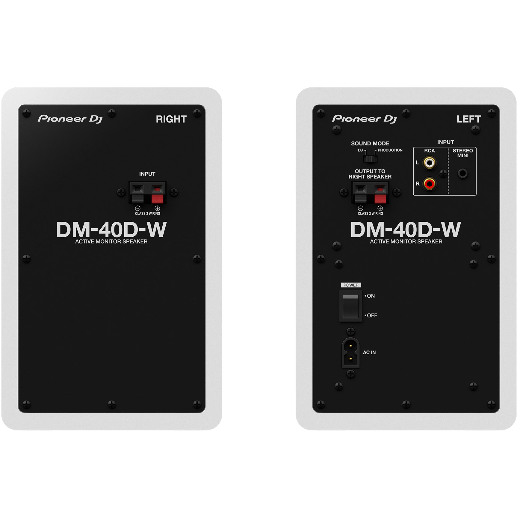Pioneer DJ DM-40D-W