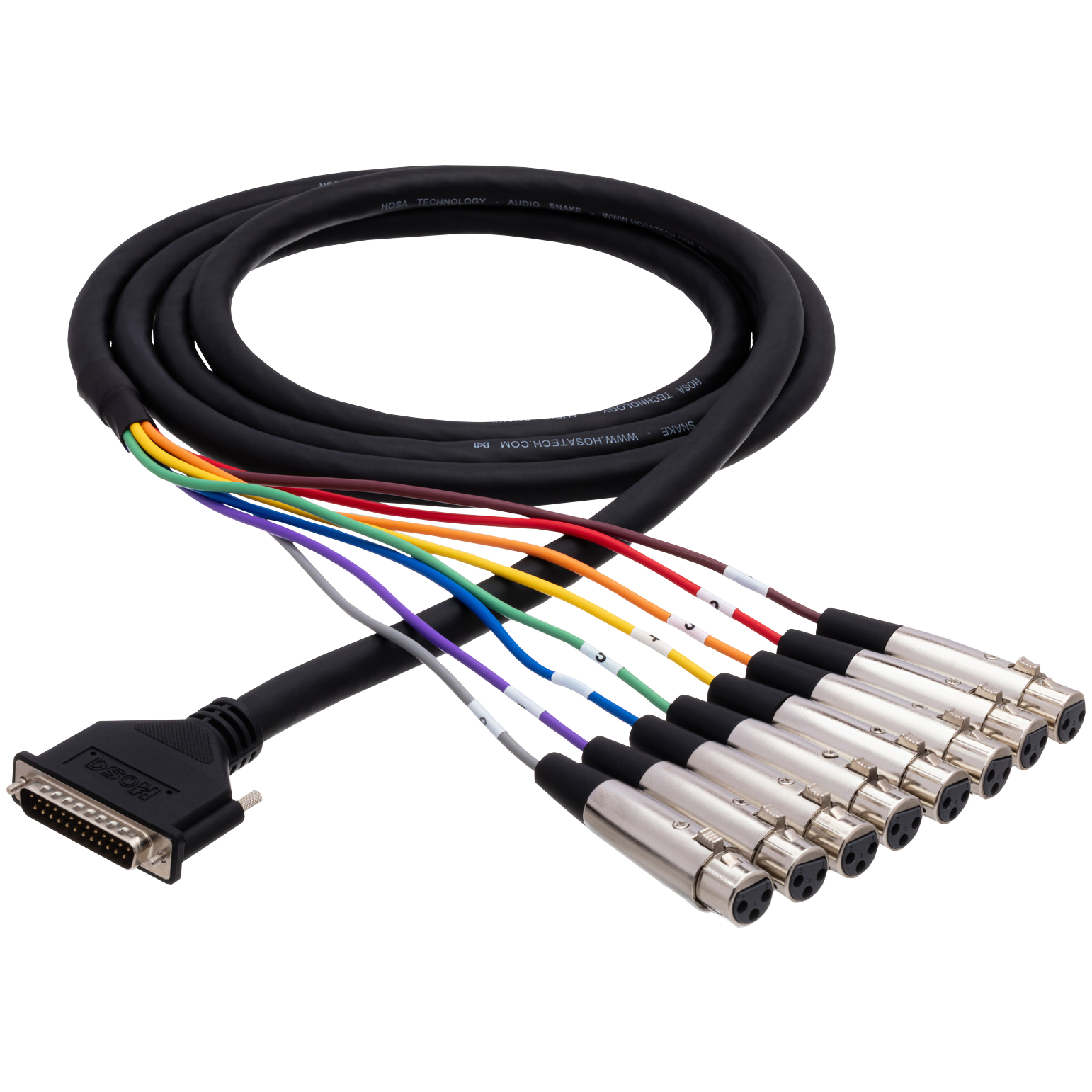 Hosa DTF-800 XLR Female to DB25 Snake