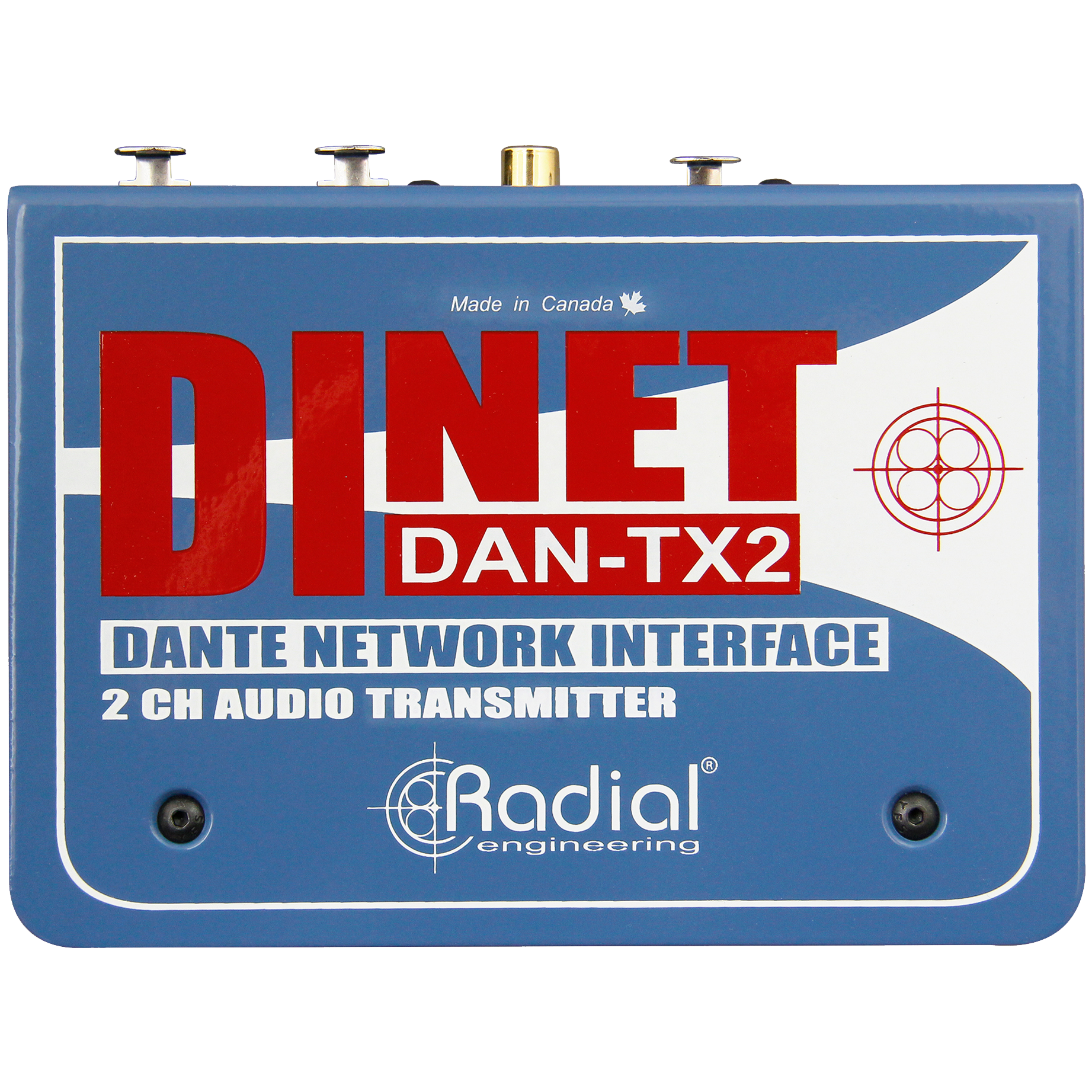 Radial DiNet DAN-TX2 Dante Transmitter
