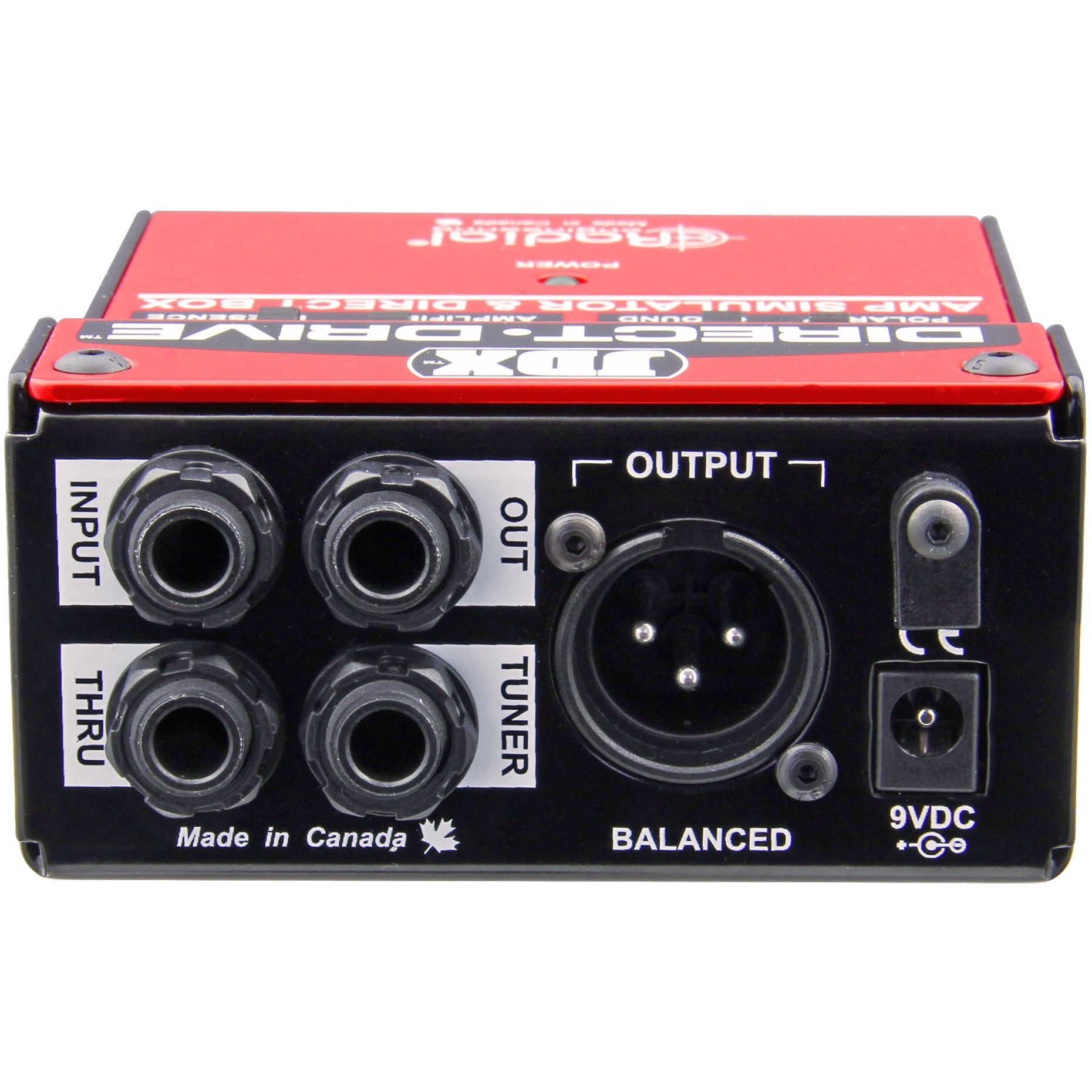 Radial JDX Direct-Drive Amp Simulator and DI Box