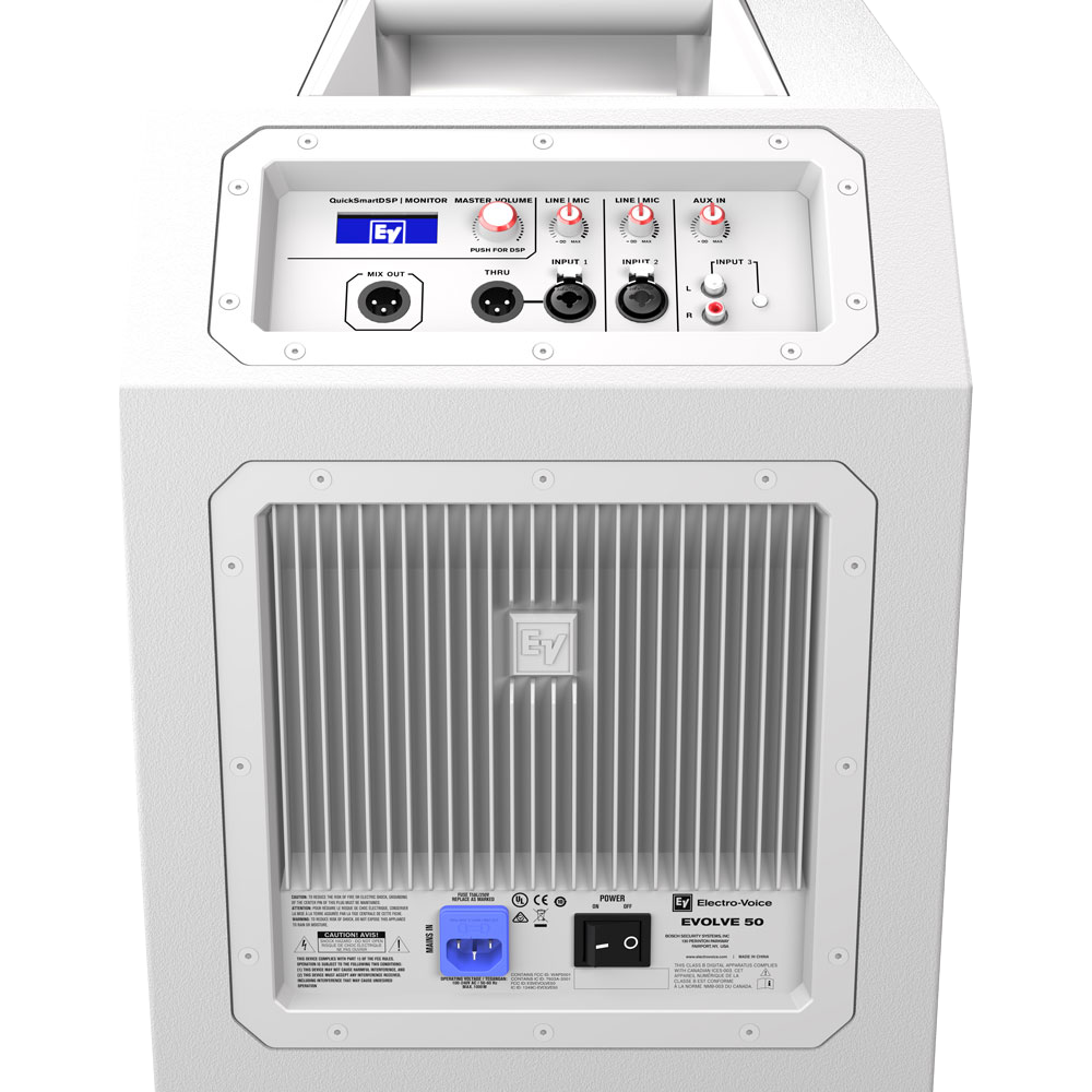 Electro-Voice White EVOLVE 50 Loudspeaker System