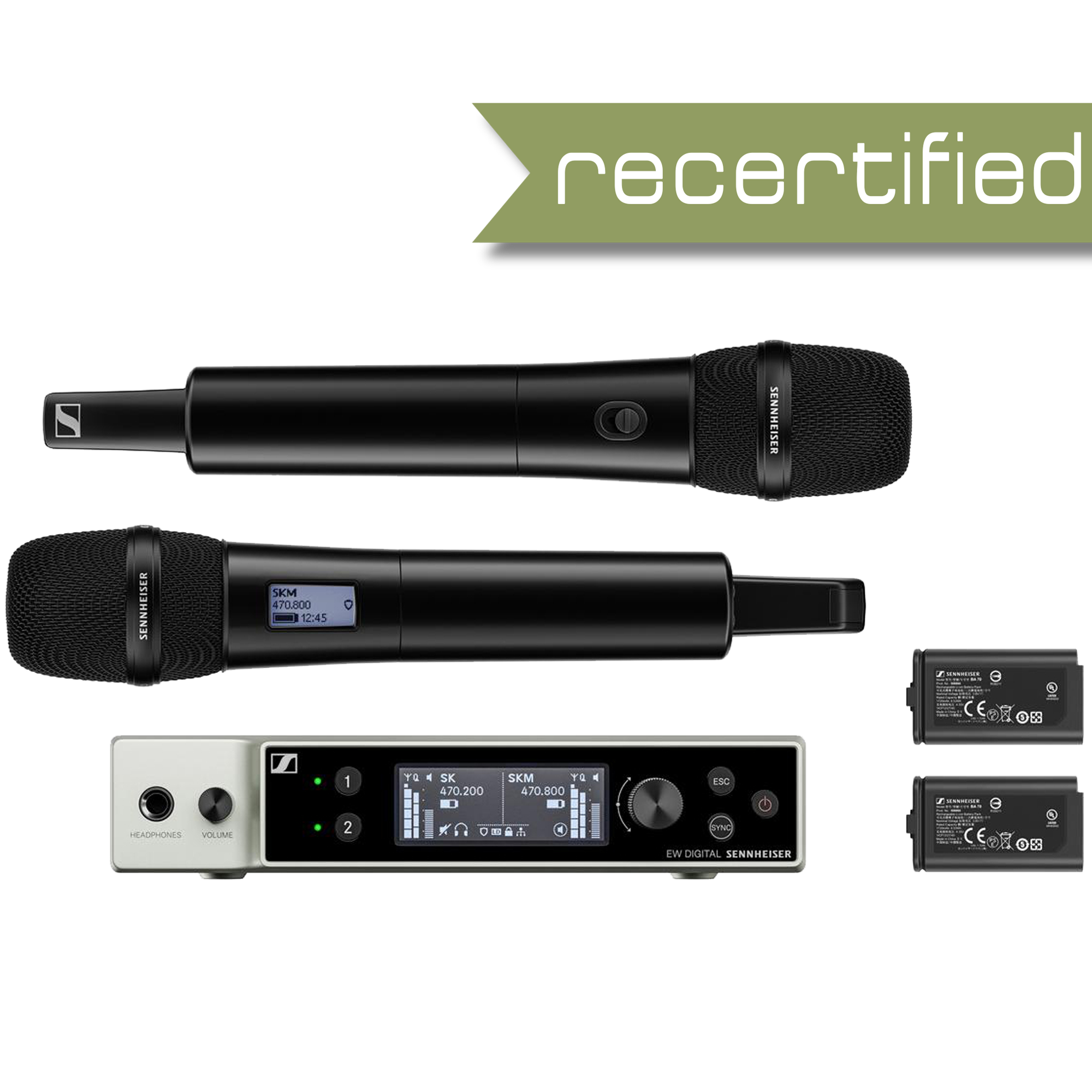 Sennheiser EW-DX Dual Handheld Wireless System