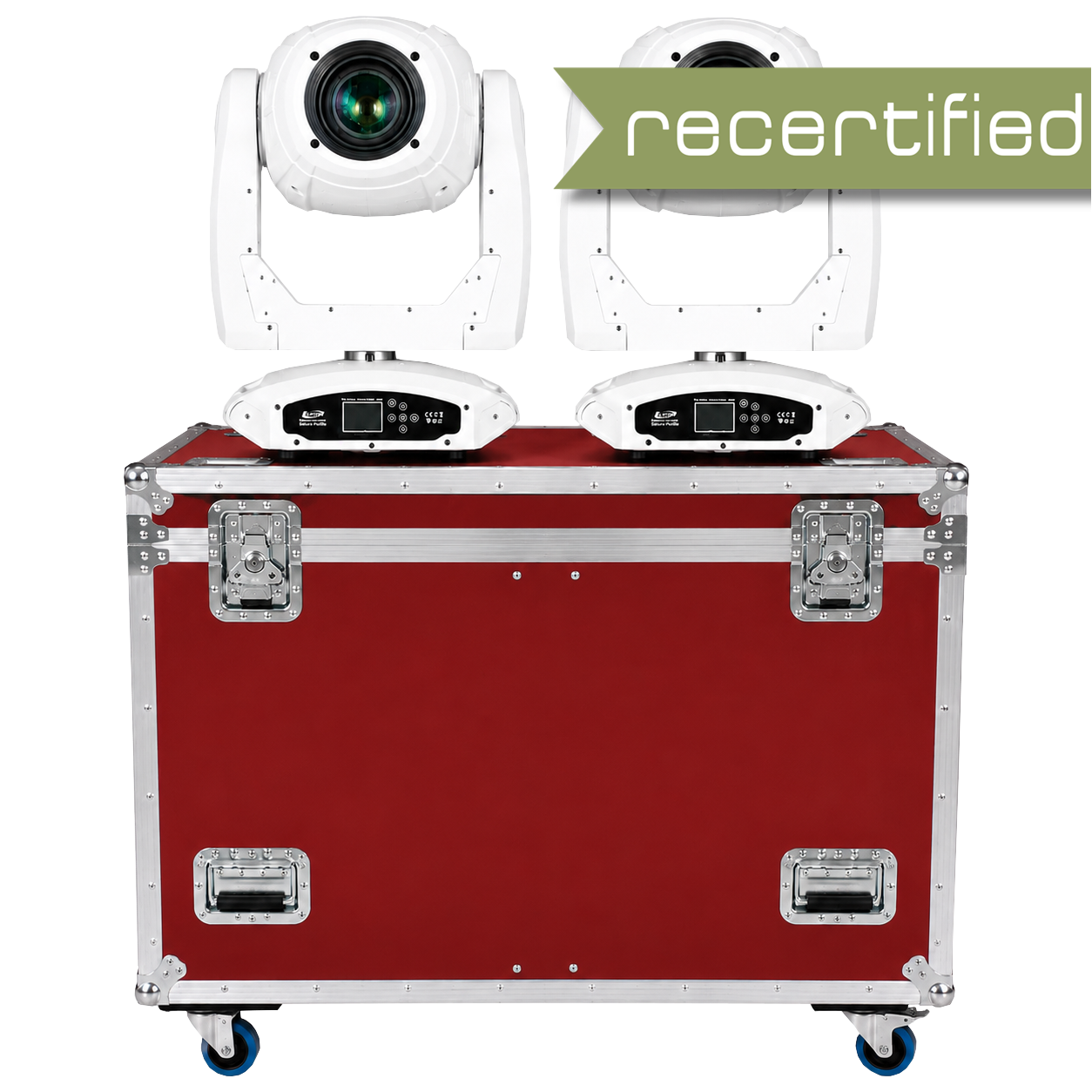 Elation White Satura Profile - 2 Pack with Case