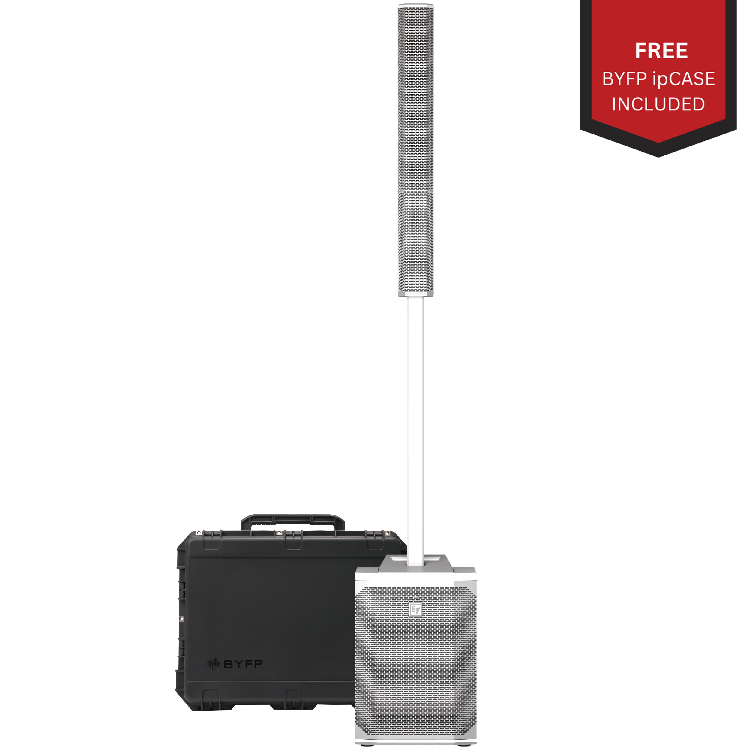 Electro-Voice White EVOLVE 50 Loudspeaker tourPack
