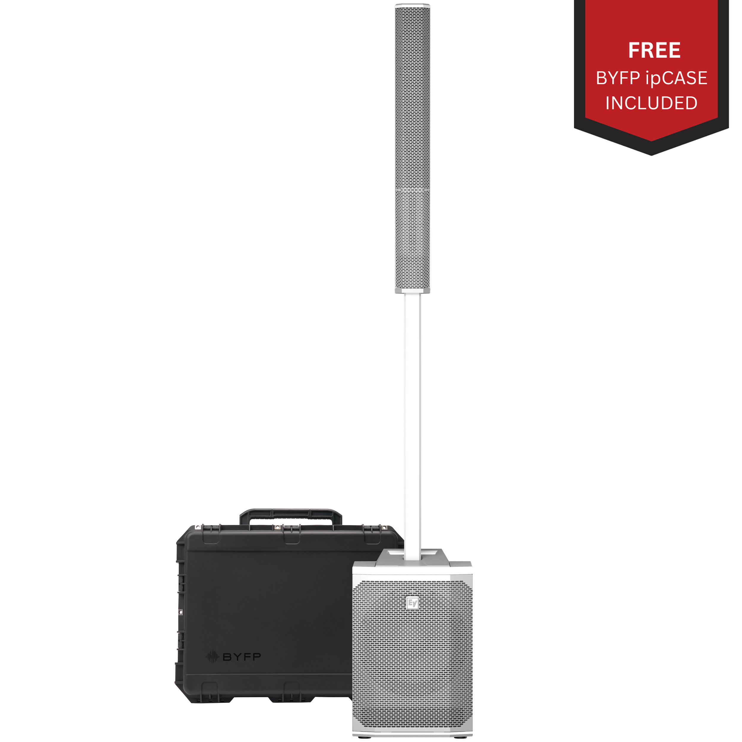 Electro-Voice White EVOLVE 50M Loudspeaker tourPack