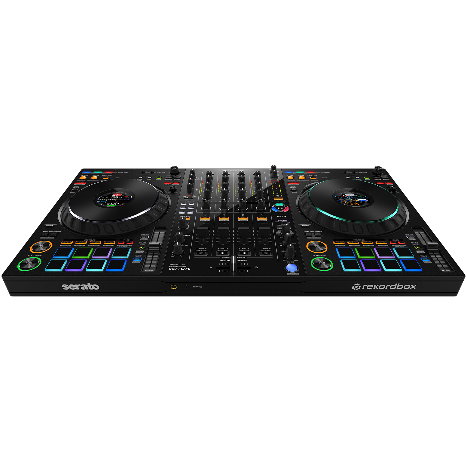 Pioneer DJ DDJ-FLX10 Controller tourPack with BYFP ipCase
