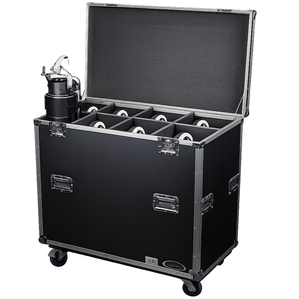 Odyssey Leko Lite Lighting Fixture Flight Case with Casters