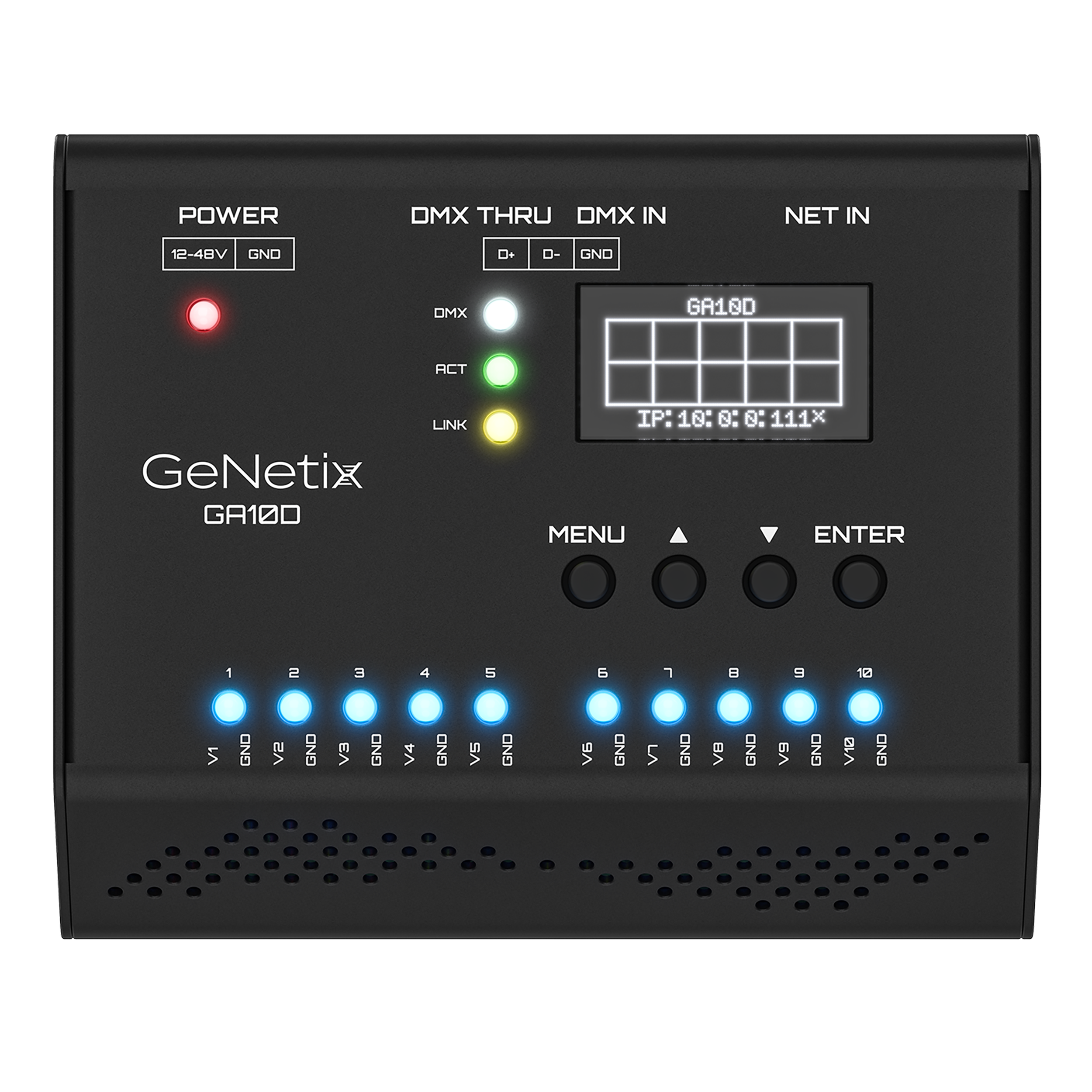 ChamSys GeNetix DIN DMX to 0-10v