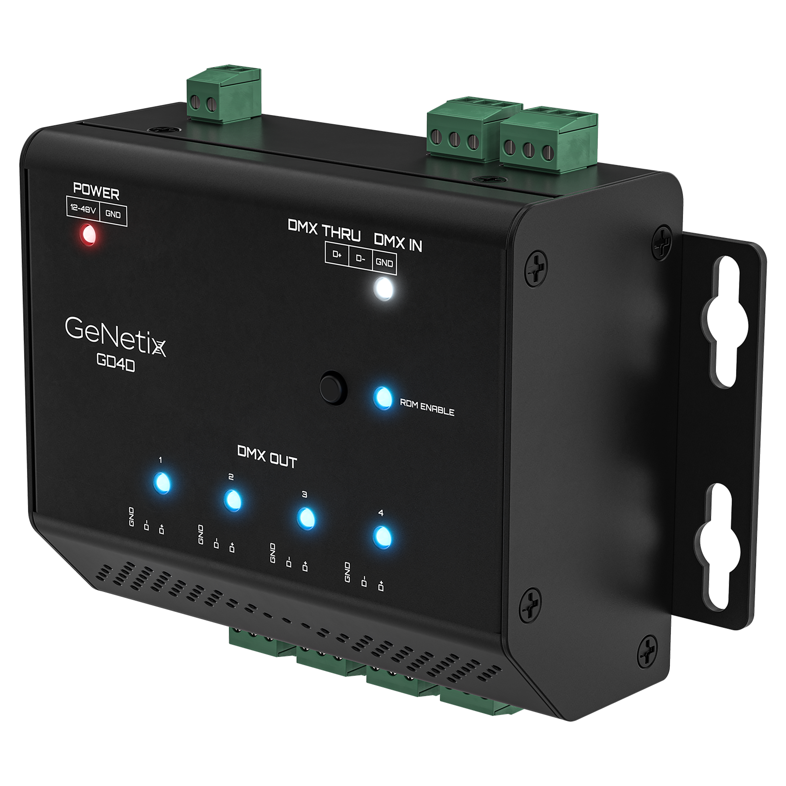 ChamSys GeNetix DIN 4 Port DMX Splitter