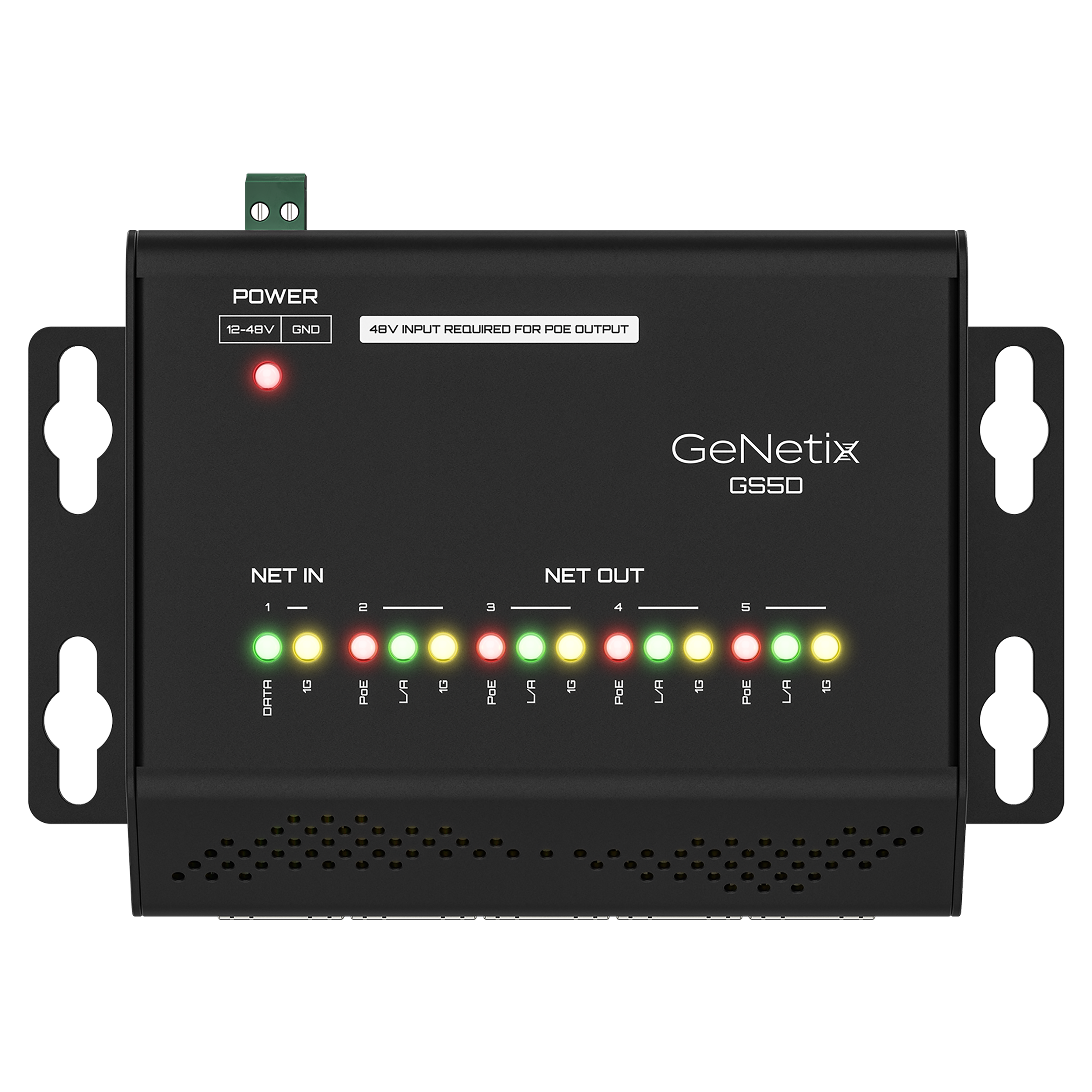 ChamSys GeNetix DIN 5 Port Network Switch