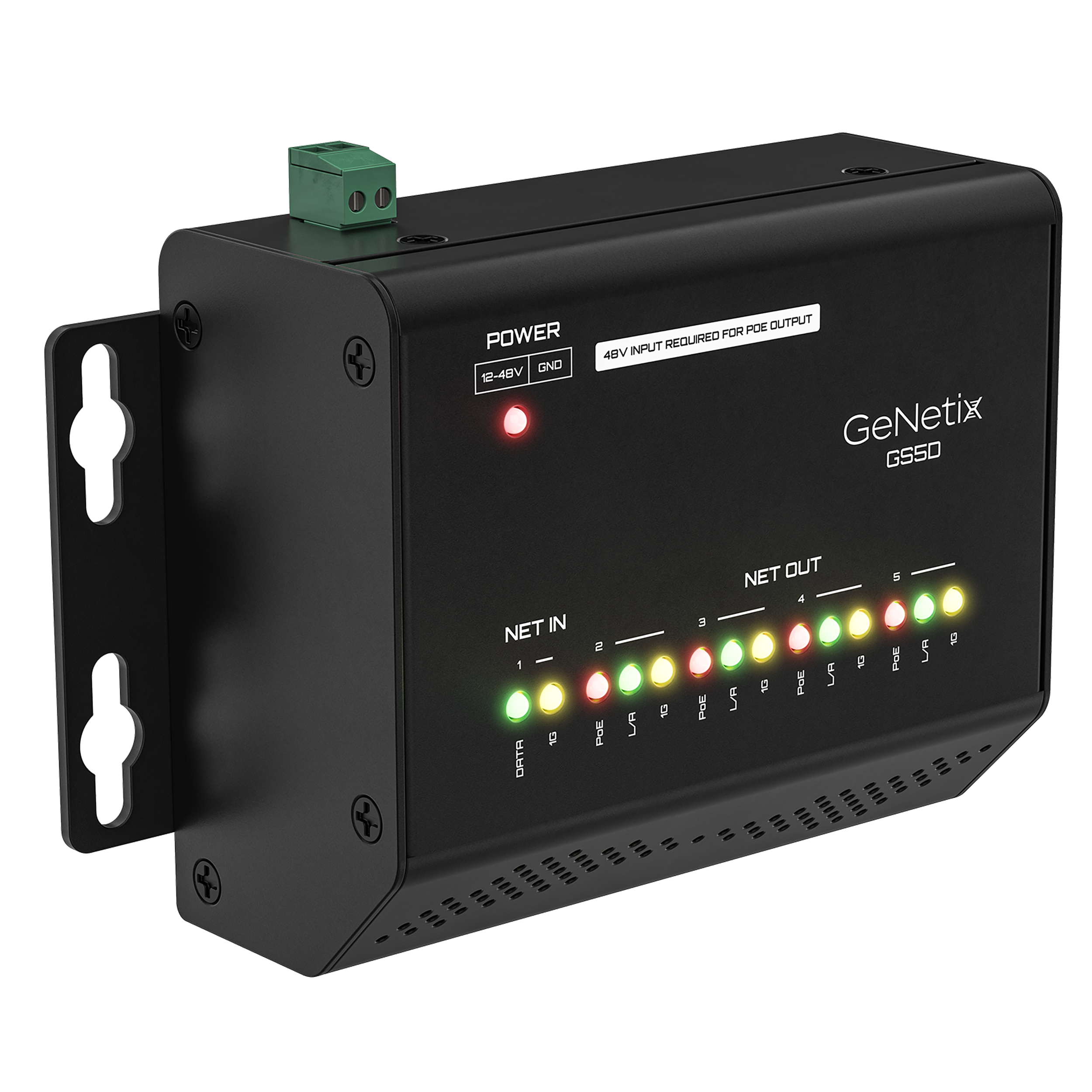 ChamSys GeNetix DIN 5 Port Network Switch