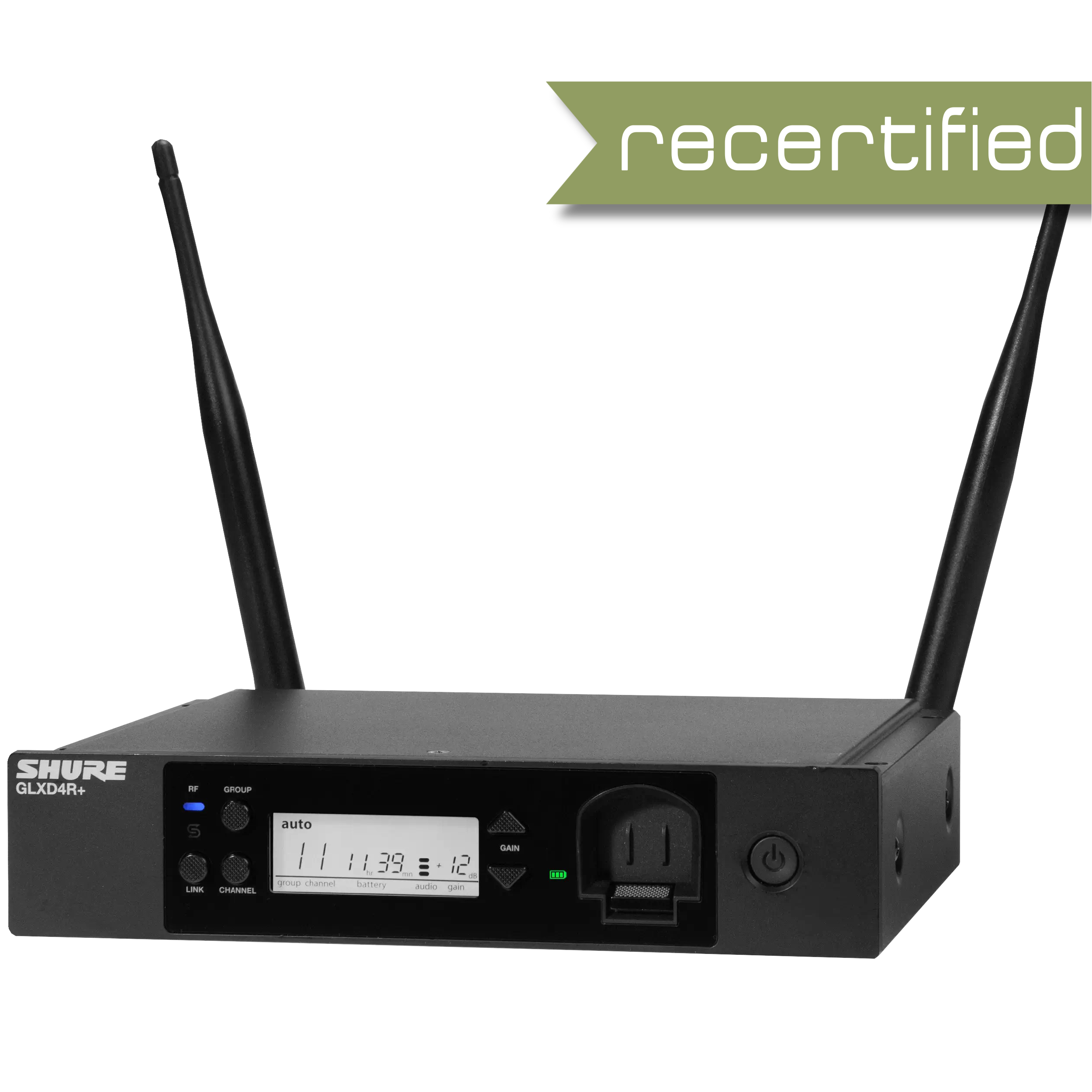 Shure GLXD4R+ Wireless Rack Receiver
