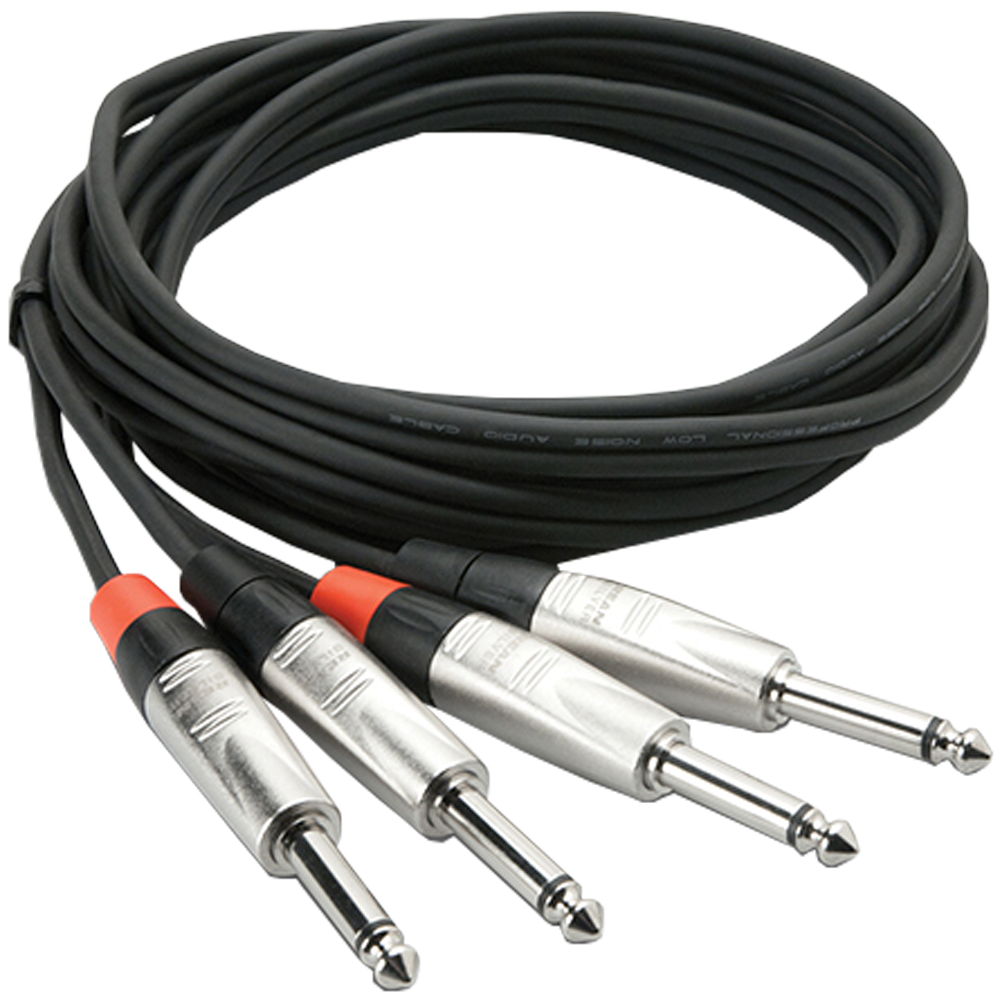 Hosa HPP Professional Dual 1/4 TS Cable