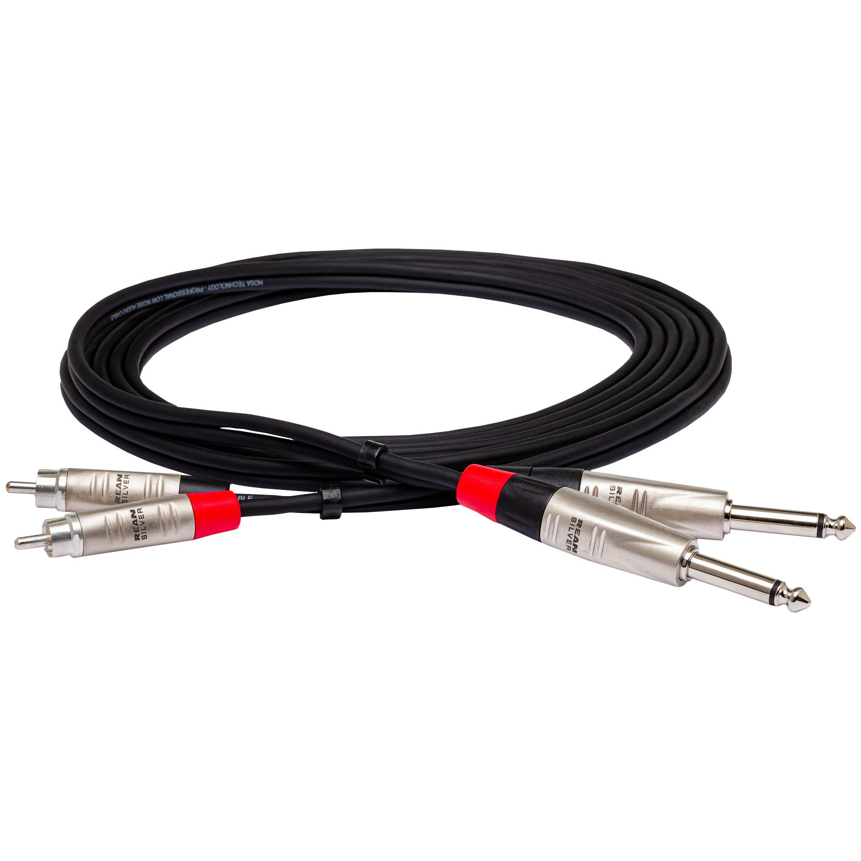 Hosa HPR Professional Dual 1/4 TS to RCA Cable