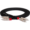 Hosa Pro Series Dual RCA Stereo Cable with REAN Tour Grade Connectors
