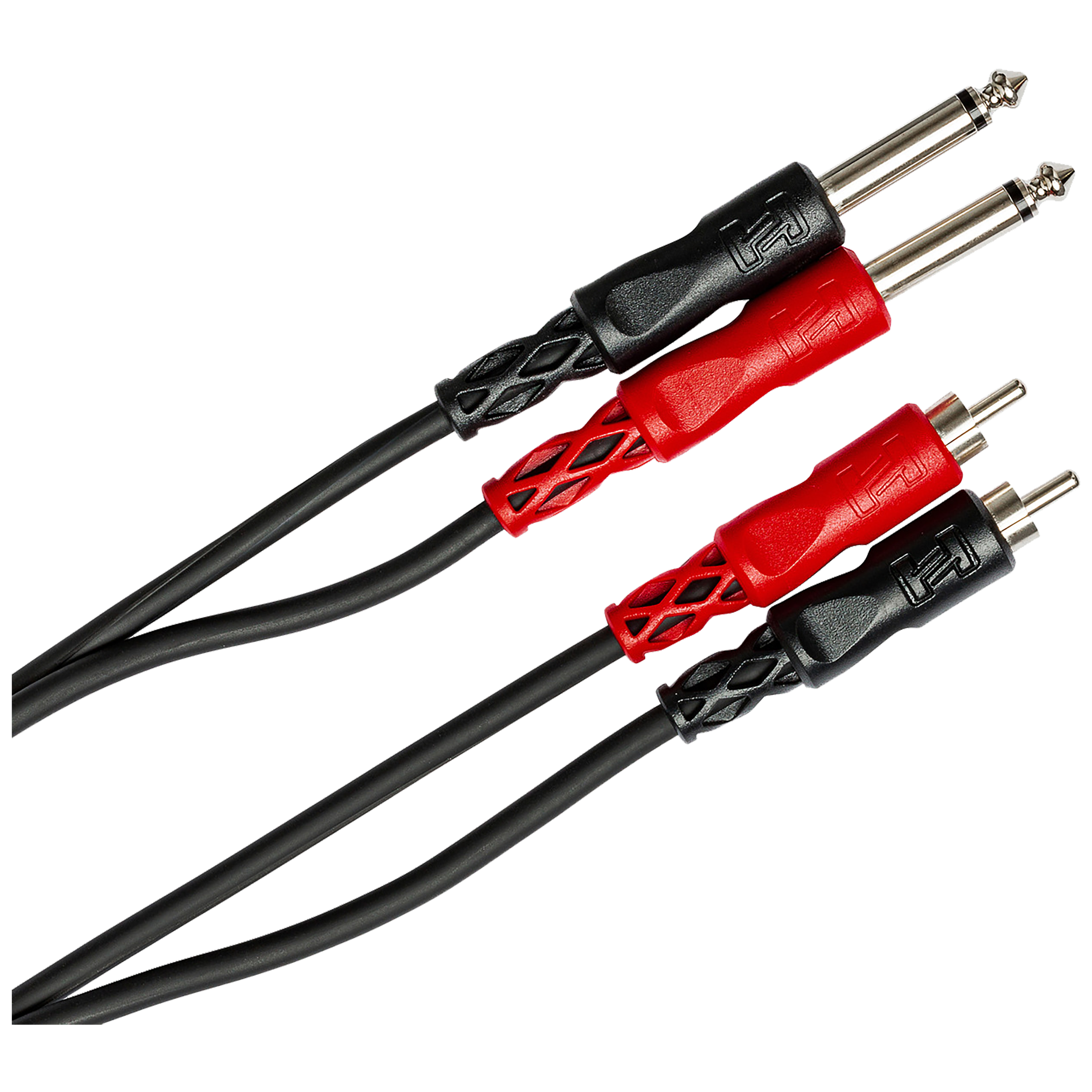 Hosa CPR-200 Dual 1/4 TS to RCA Cable