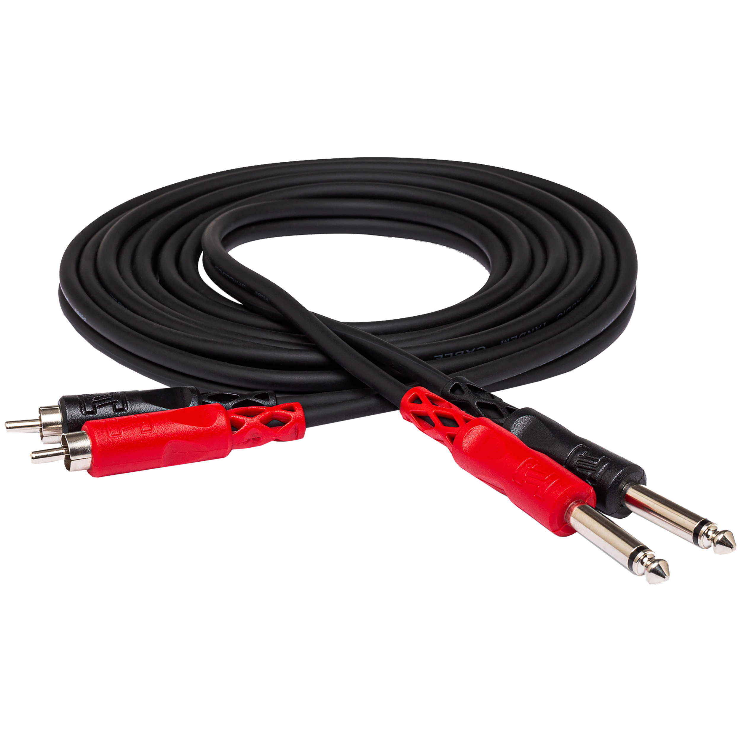 Hosa CPR-200 Dual 1/4 TS to RCA Cable