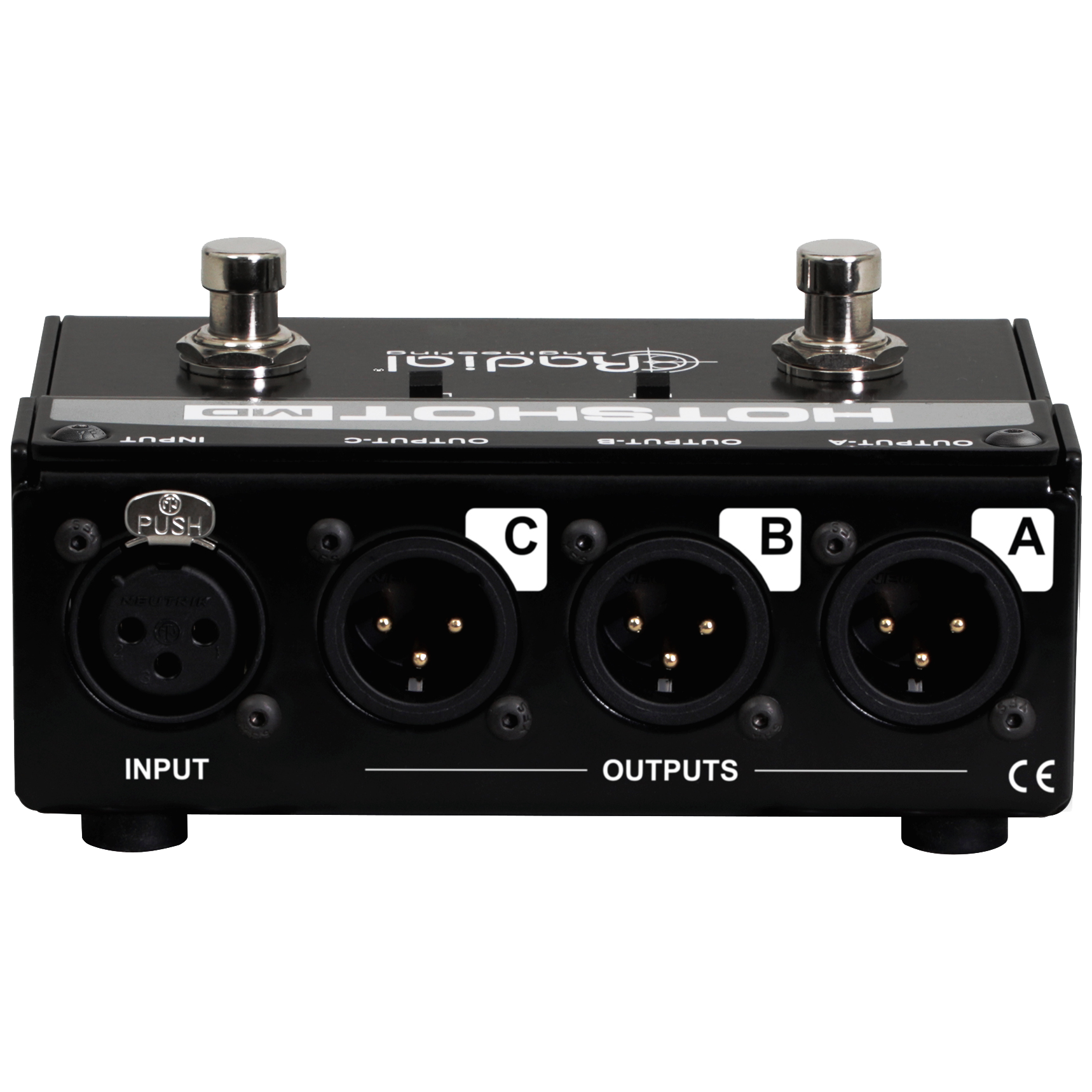 Radial HotShot MD Multi-Output Dynamic Mic Switcher