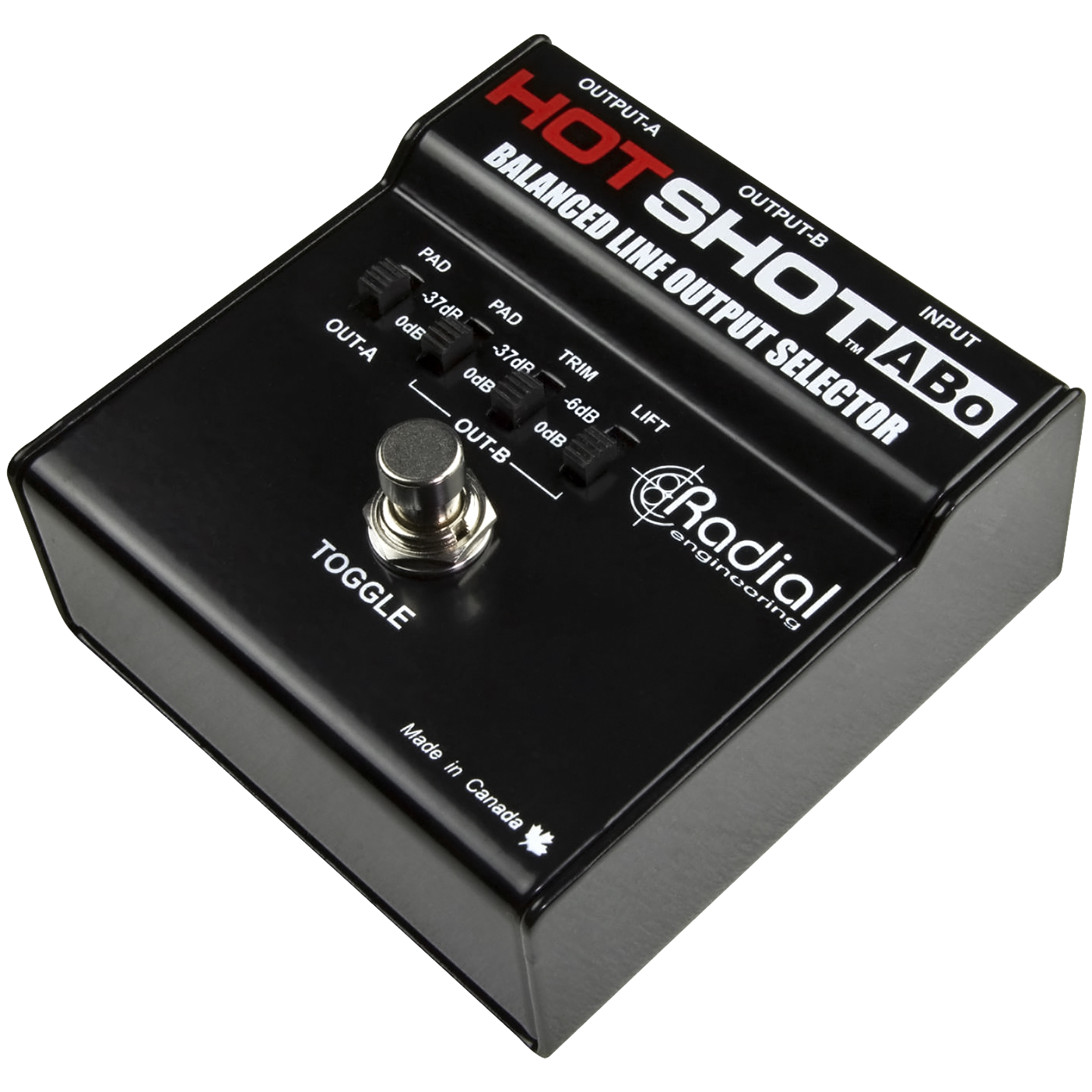 Radial HotShot ABo Balanced Output Selector