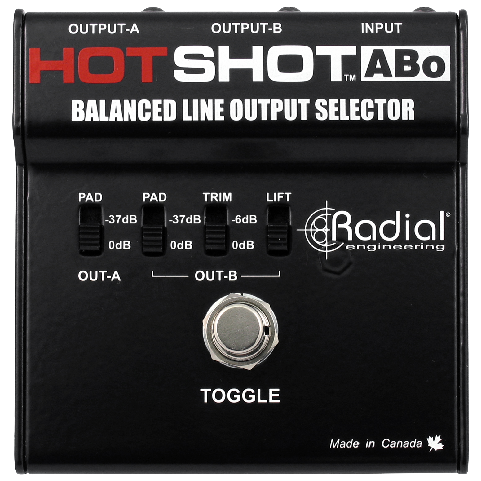 Radial HotShot ABo Balanced Output Selector