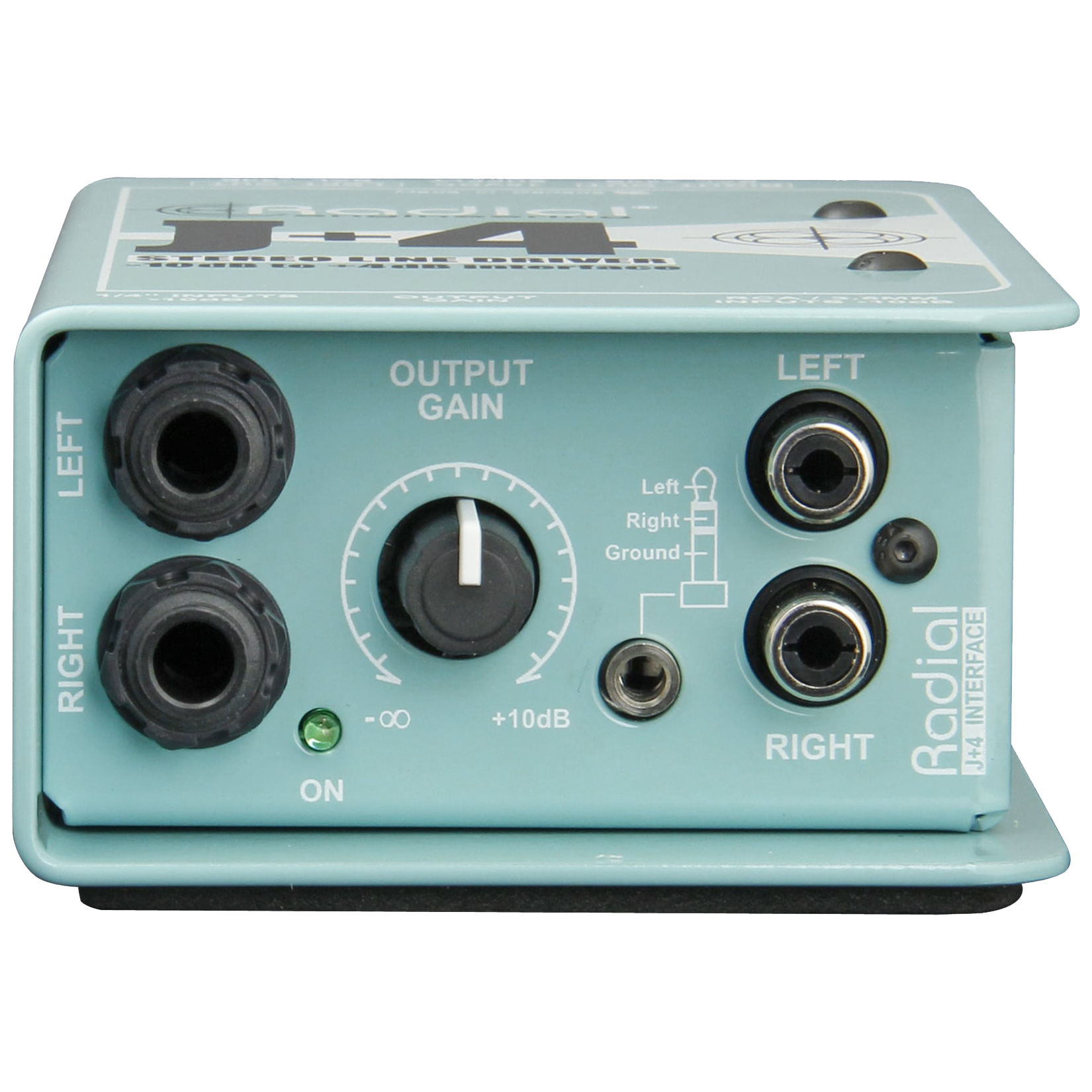 Radial J+4 Stereo -10dB to +4dB Line Driver