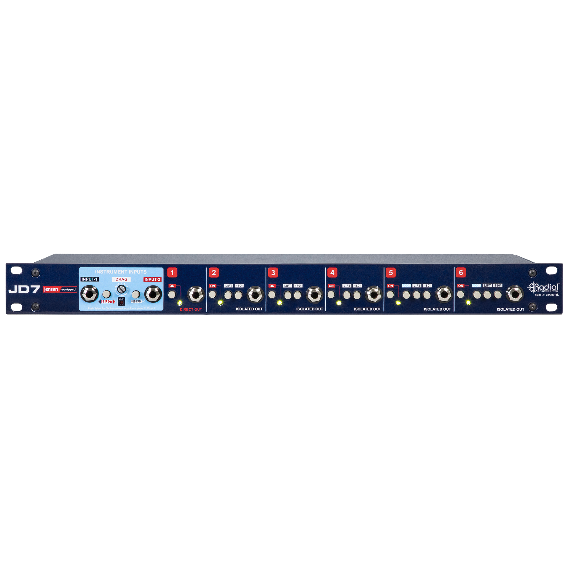 Radial JD7 Guitar Distributor and Splitter