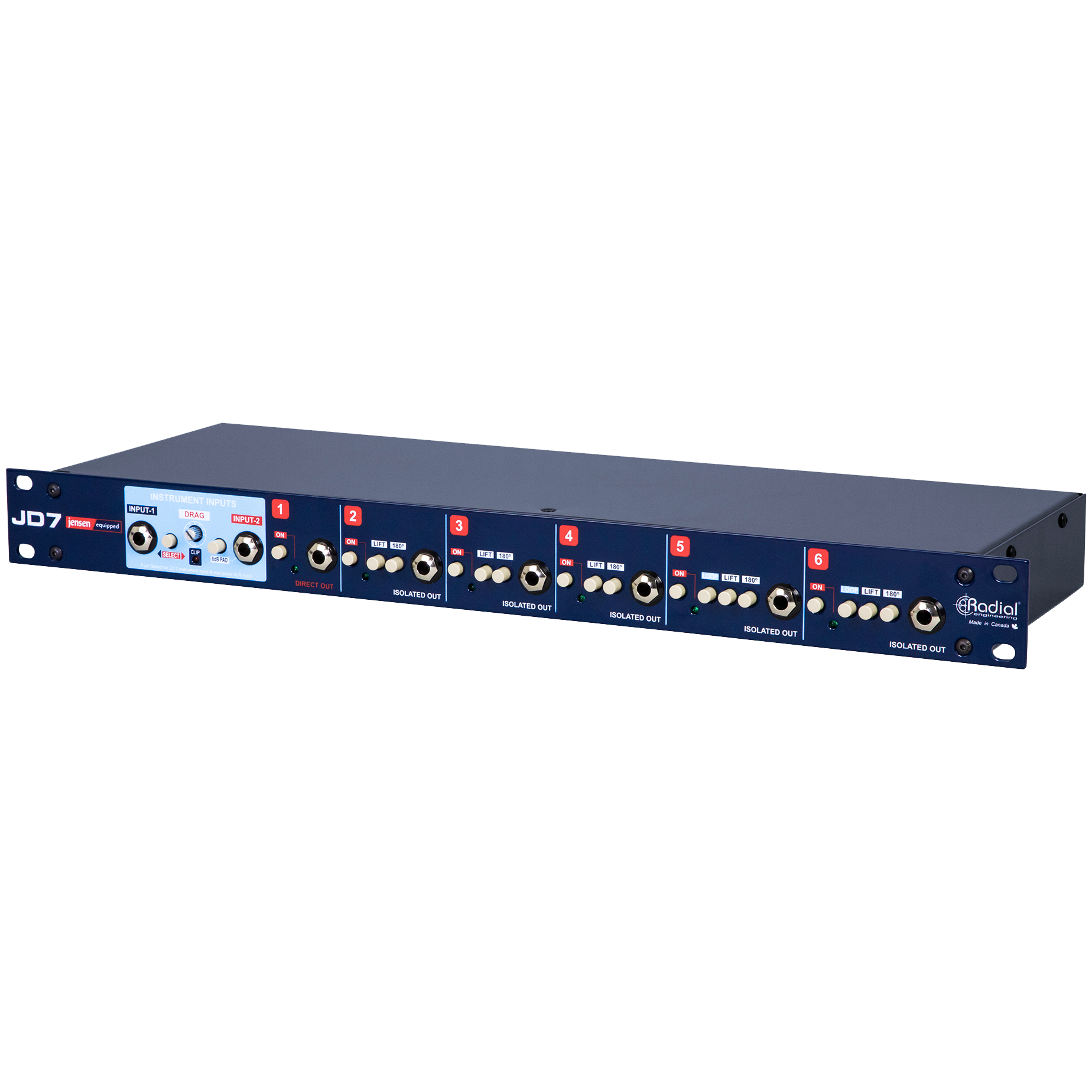 Radial JD7 Guitar Distributor and Splitter