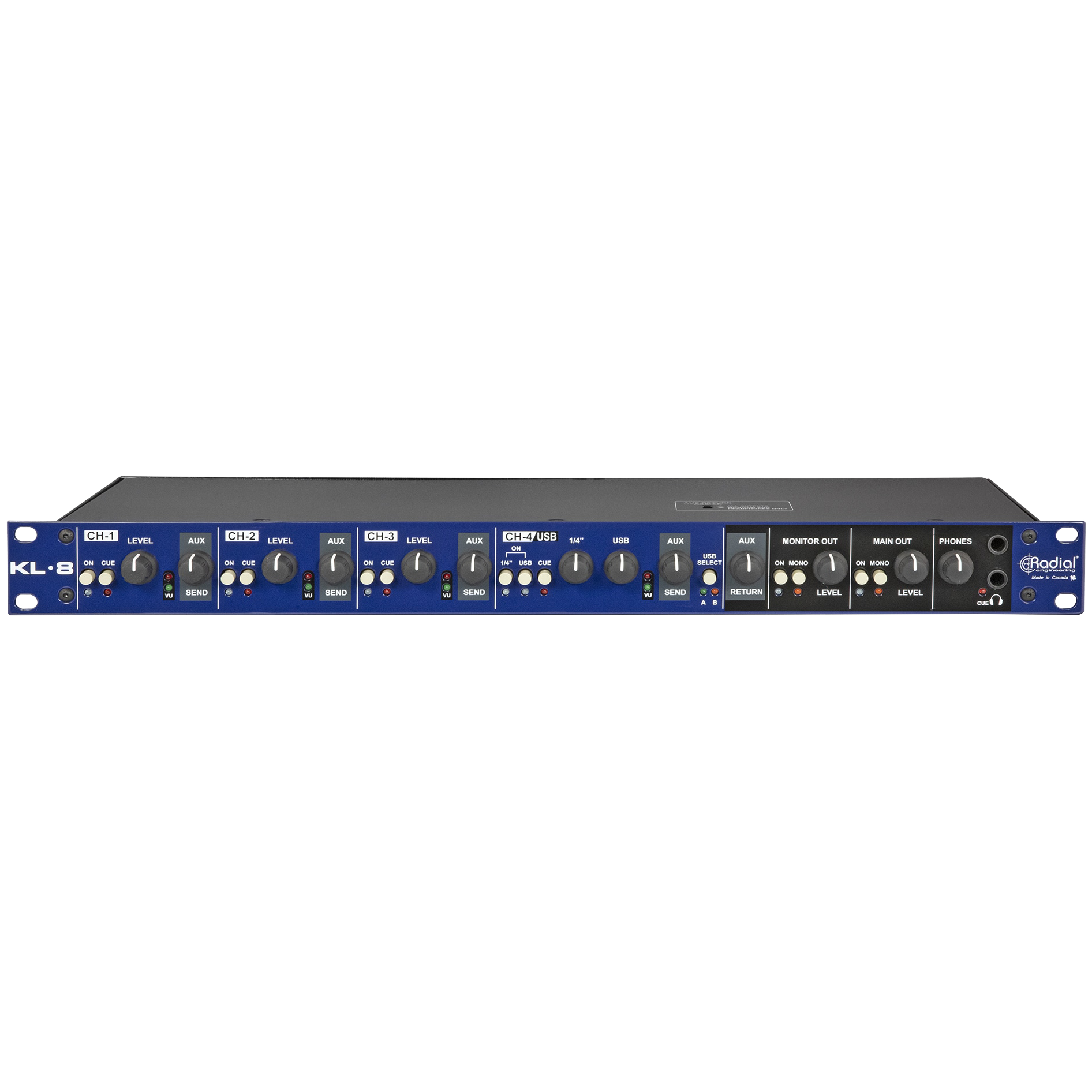 Radial KL-8 Rackmount Keyboard Mixer