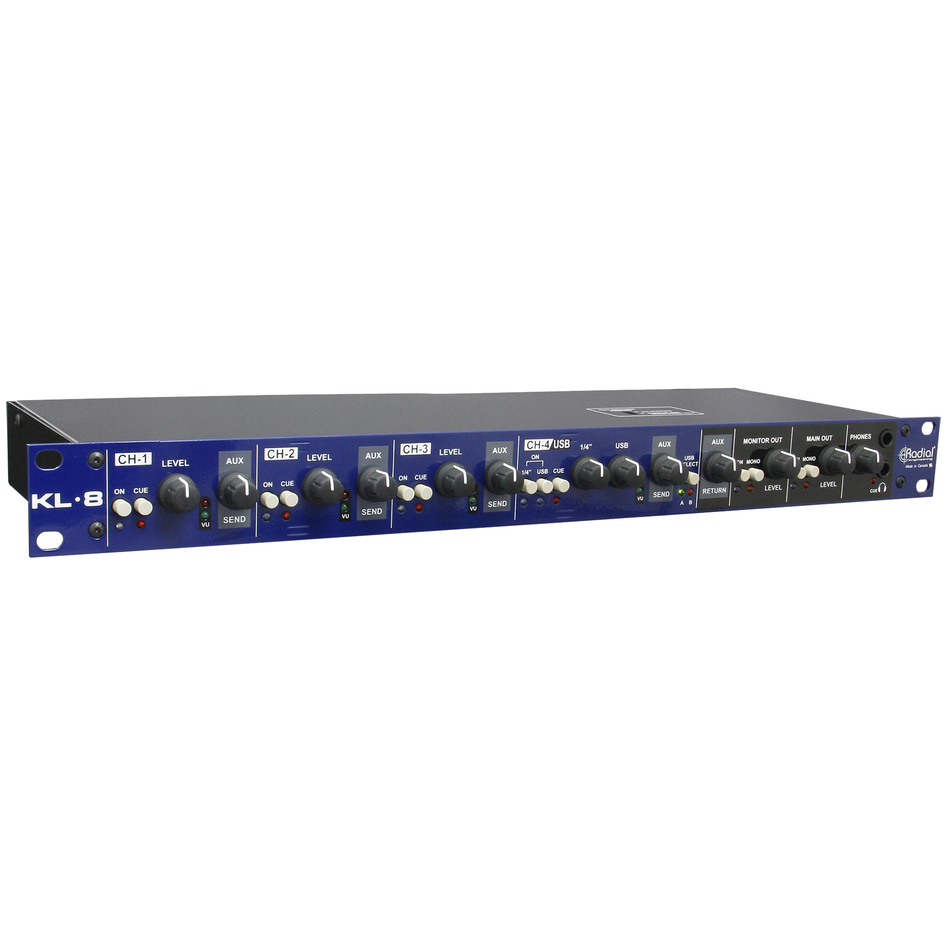 Radial KL-8 Rackmount Keyboard Mixer