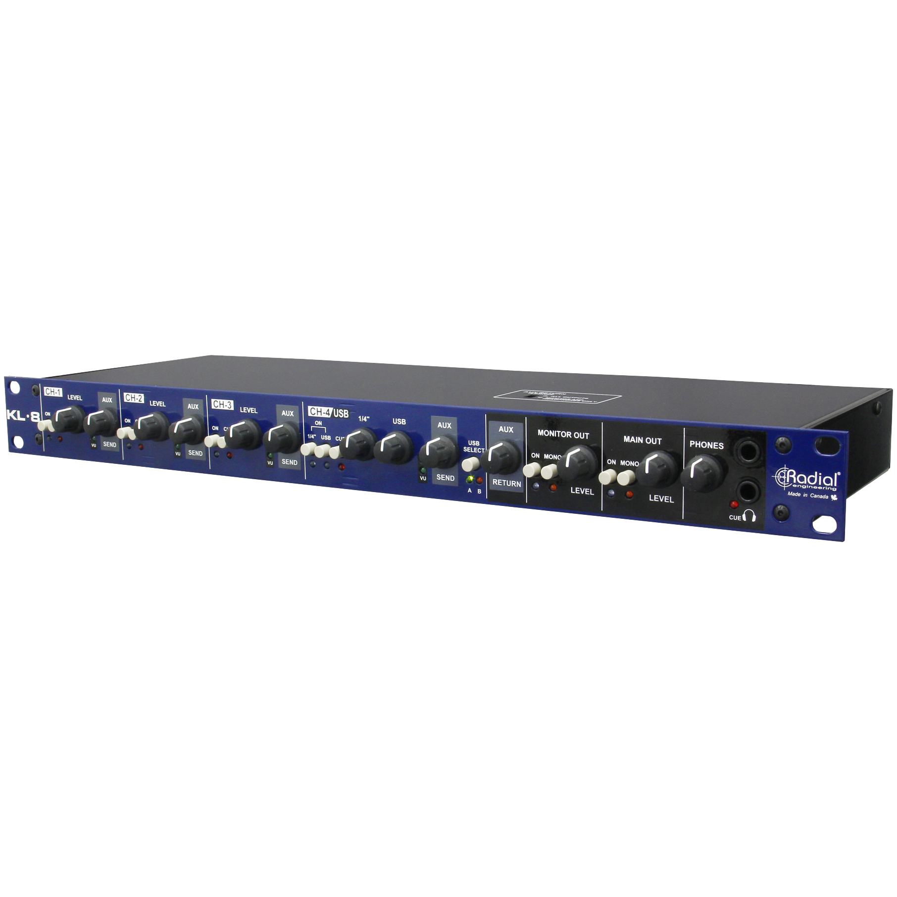 Radial KL-8 Rackmount Keyboard Mixer