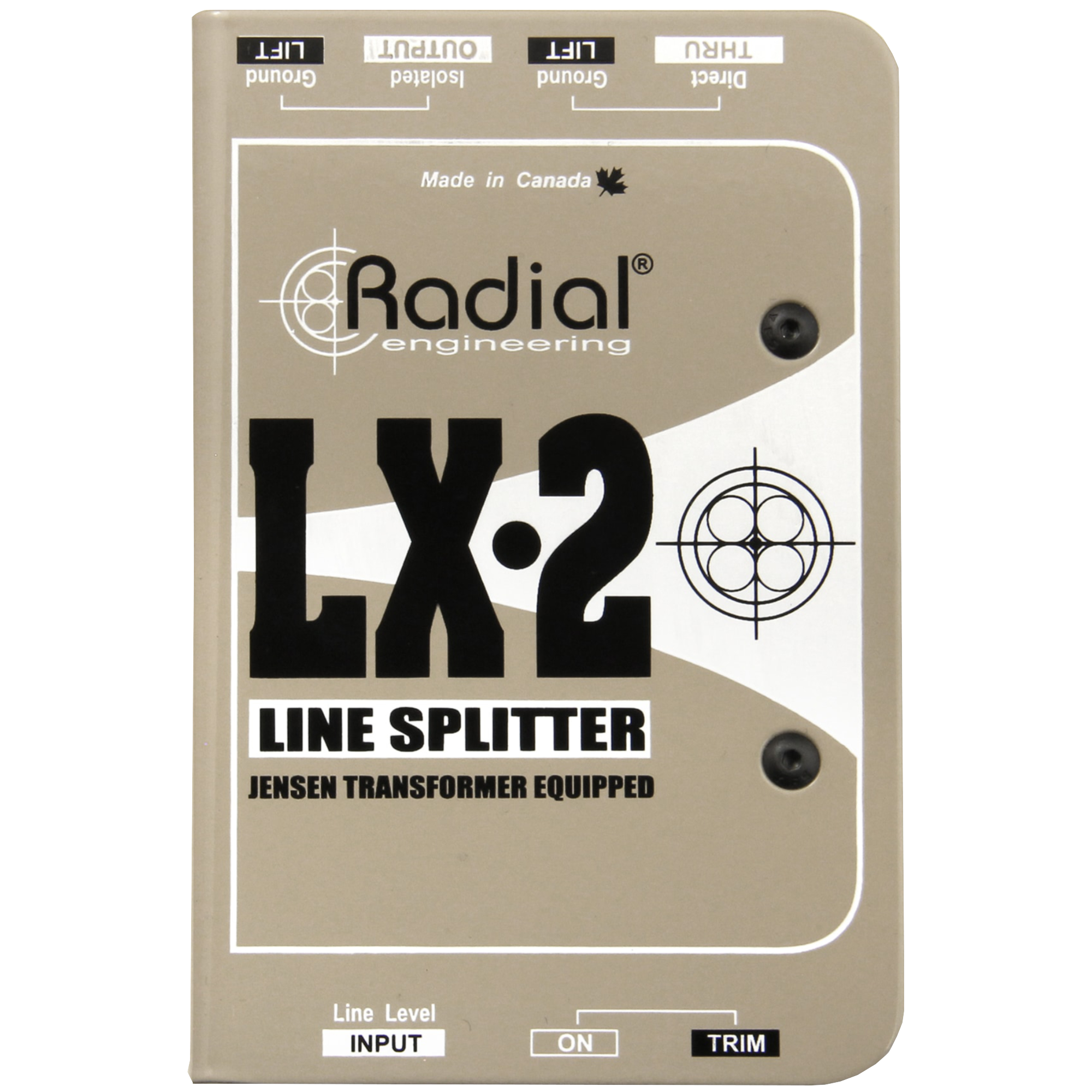 Radial LX-2 Line-Level Splitter & Attenuator