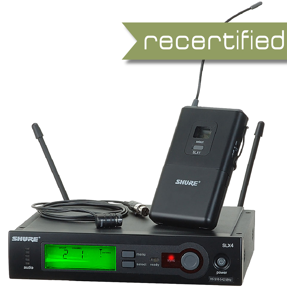 Shure SLX14/84-J3 Wireless Lavalier Mic System