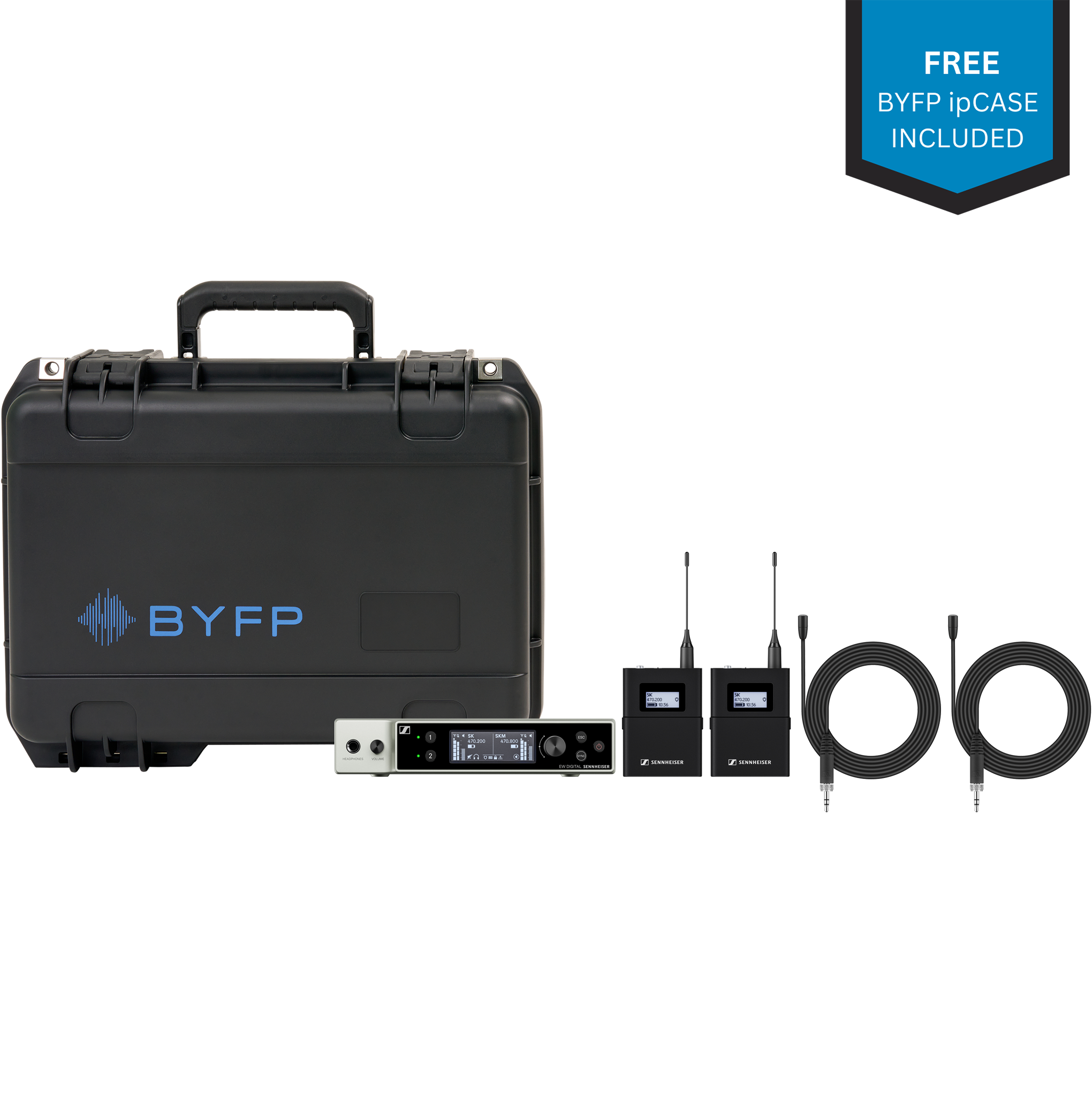 Sennheiser ew-DX Dual Lavalier Wireless Microphone System