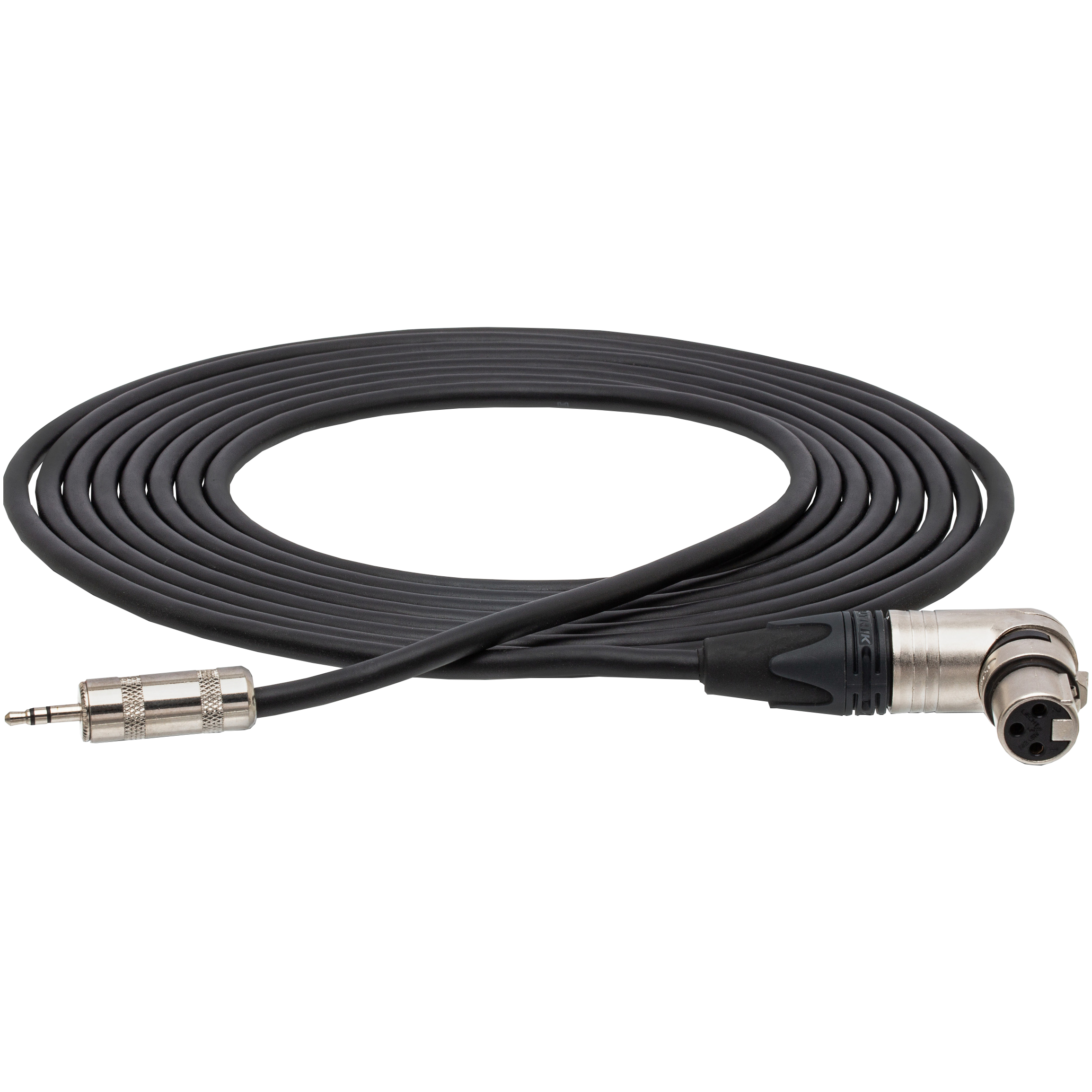 Hosa MXM Right Angle XLR Female to 1/8 TRS Microphone Cable