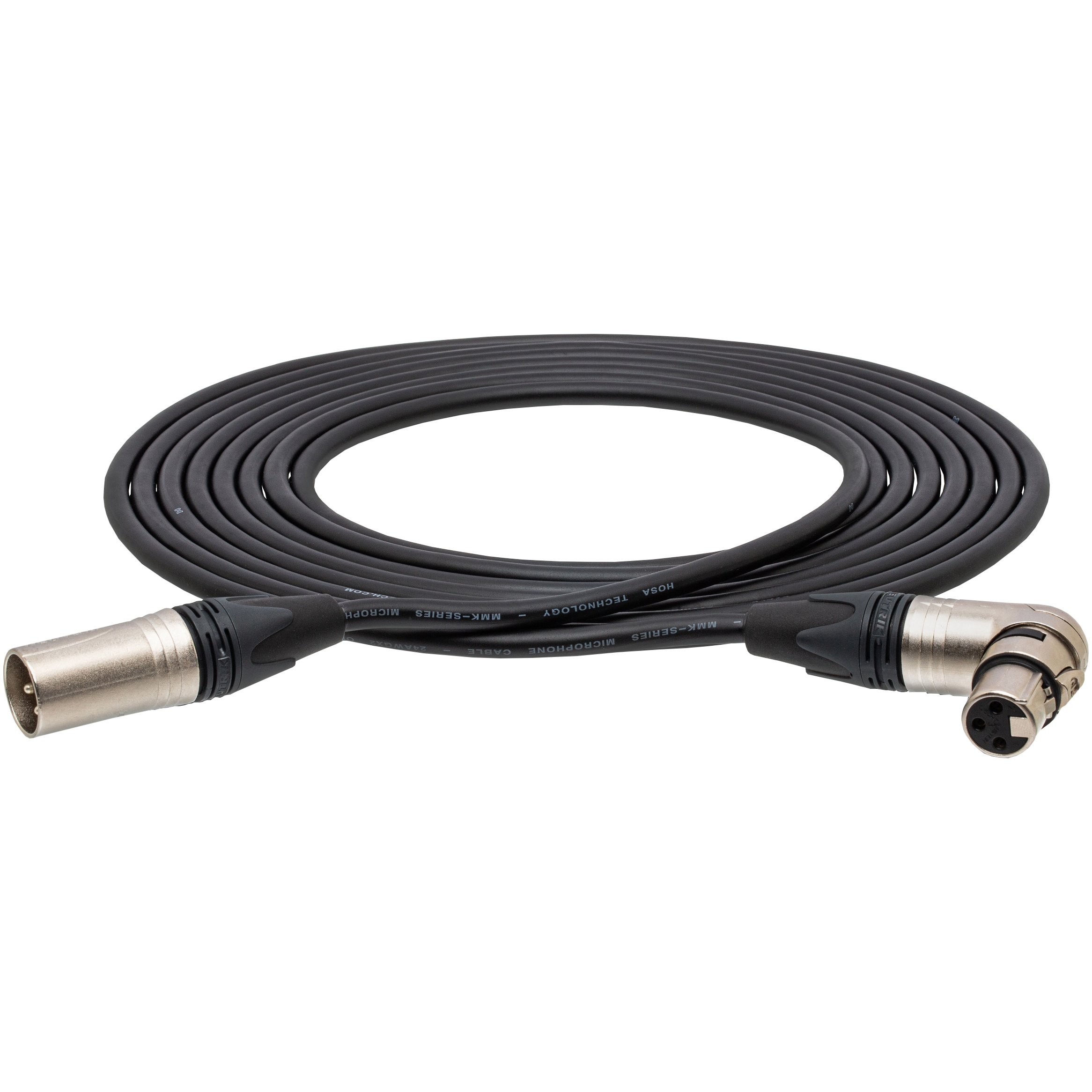 Hosa MXX Right Angle XLR Female to XLR Male Microphone Cable