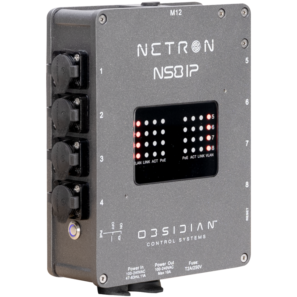 Obsidian Netron NS8 IP Network Switch