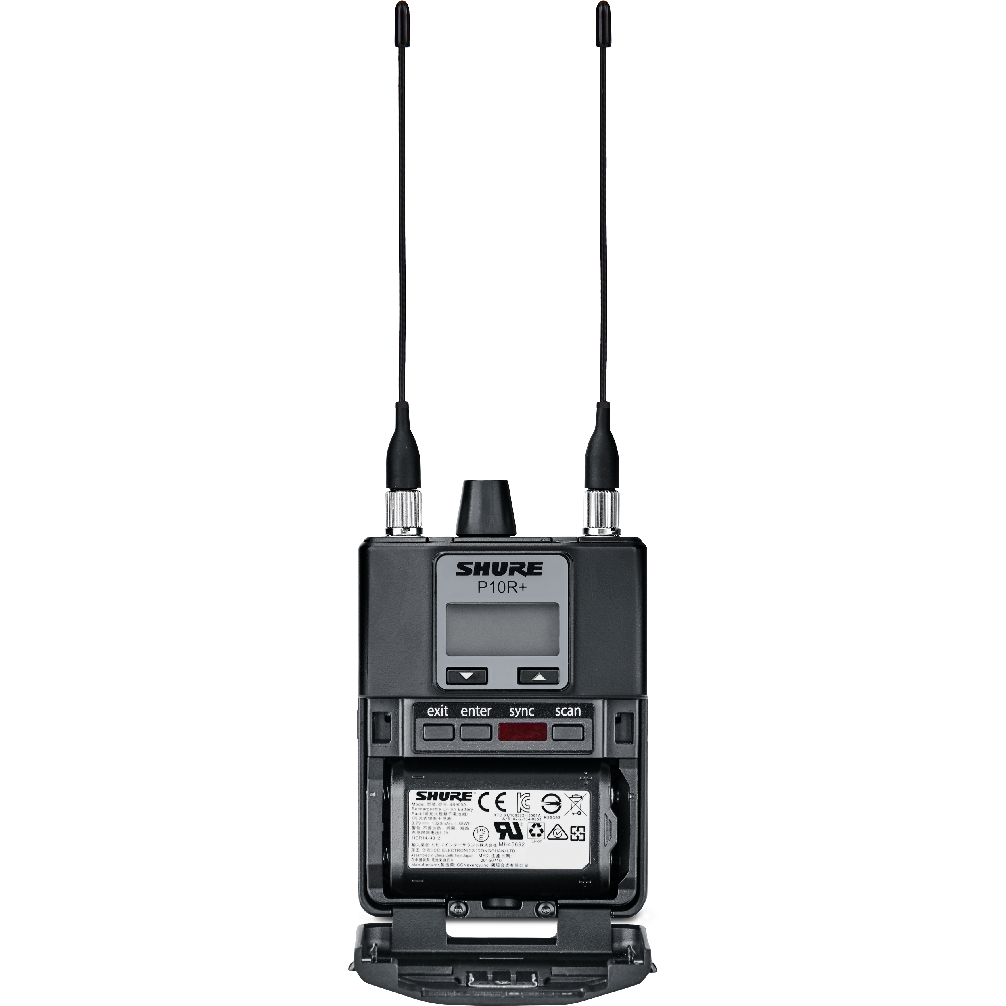 Shure P10R+-G10 Wireless Bodypack Receiver