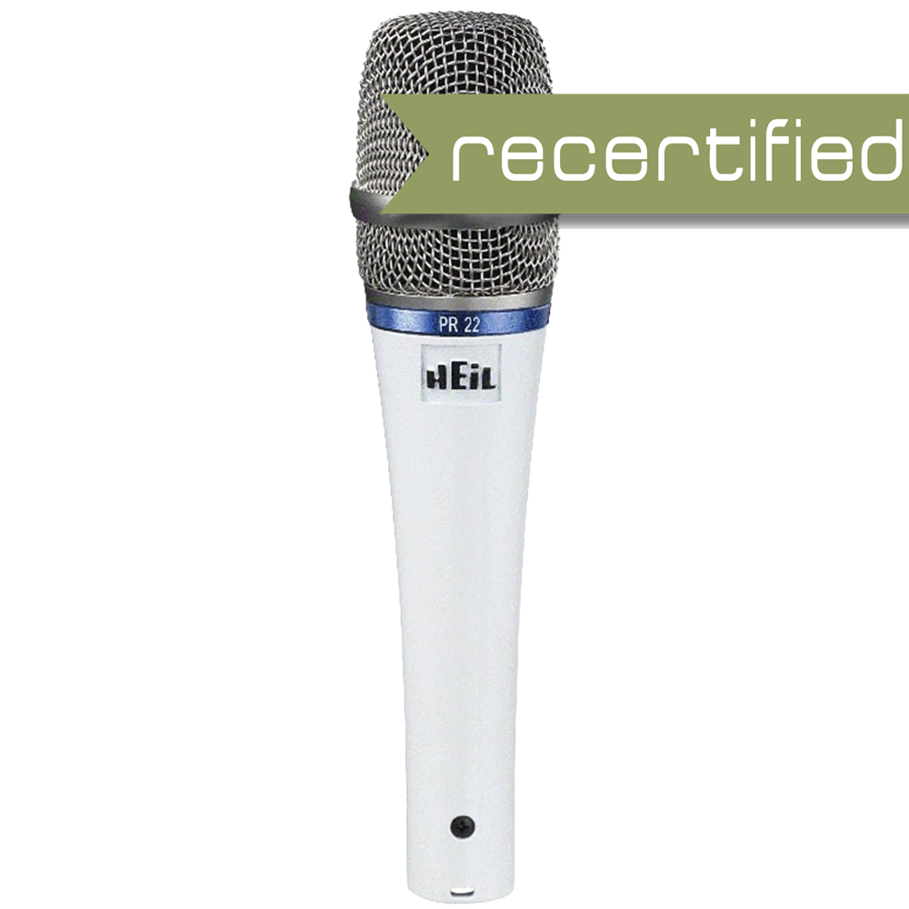 Heil PR-22 Dynamic Vocal Cardiod Microphone White